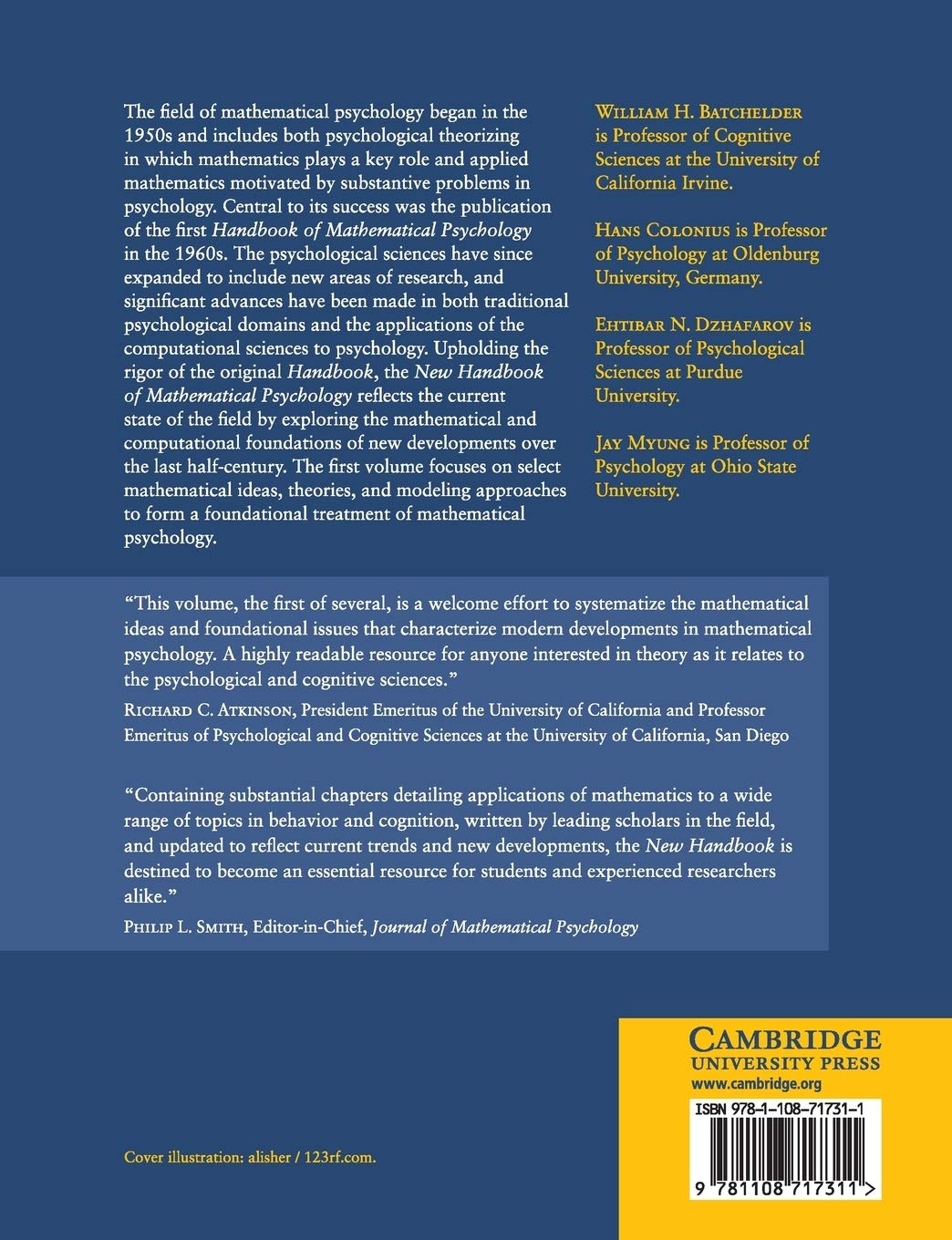 New Handbook of Mathematical Psychology: Foundations and Methodology