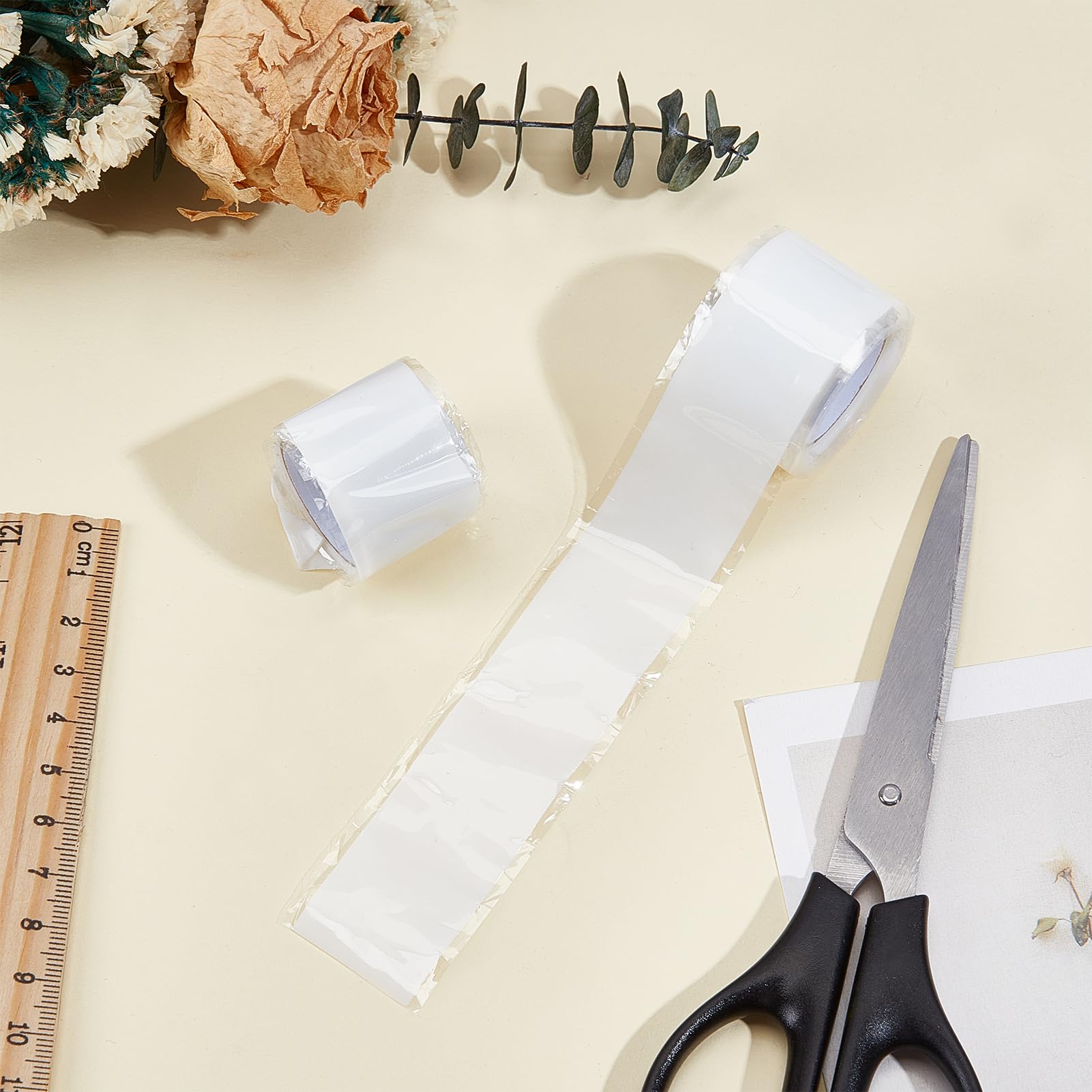 NICENEEDED 3 Rollo de Banda para Embutir Bocados de Caballo, Cinta Elástica de Silicona de 2.5cm X 1 m para Proteger la Broca de Caballos, Ideal para Equinos Y Ecuestres.