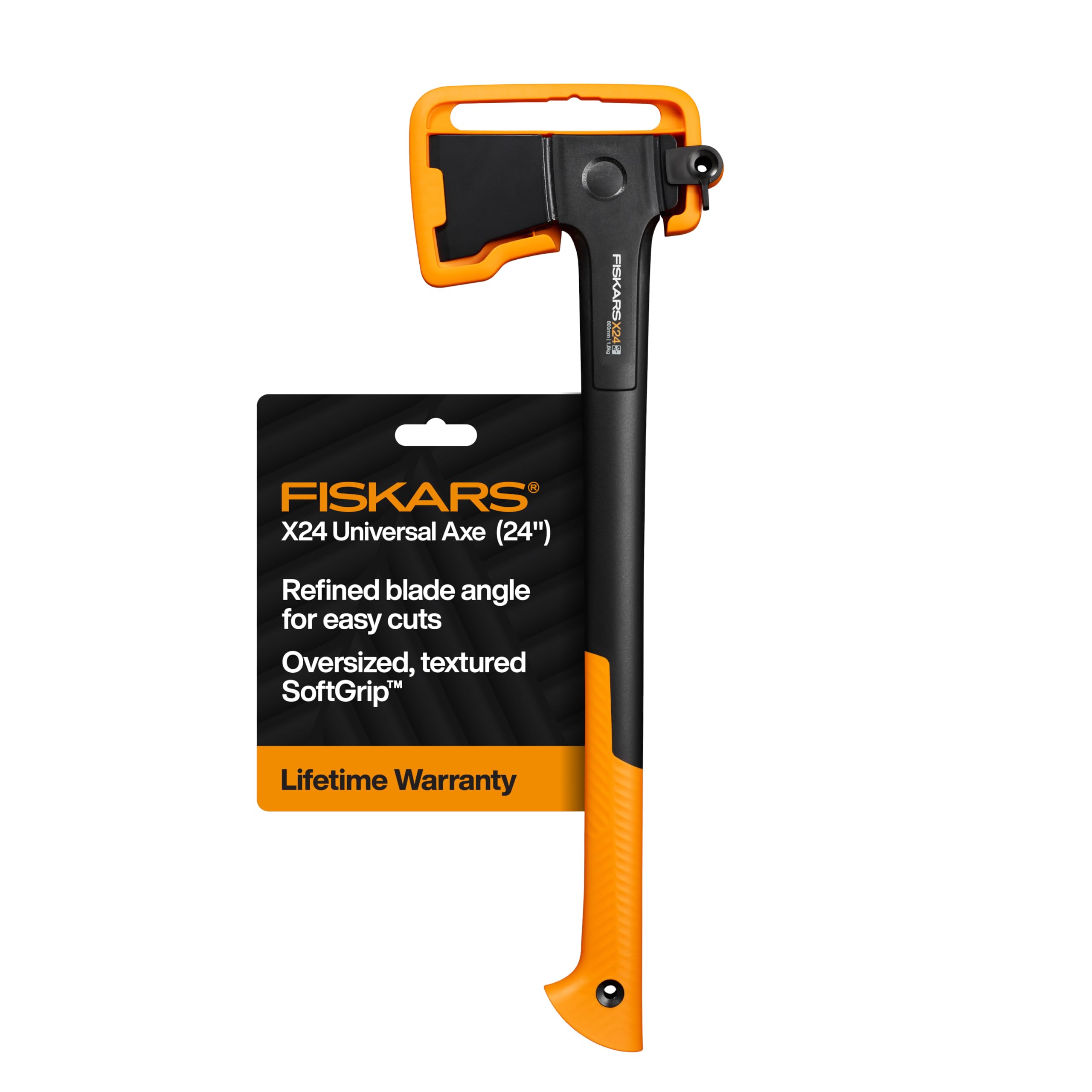 Fiskars X24 Universal Axe 24", for All-Purpose Wood Chopping &amp; Tree Felling