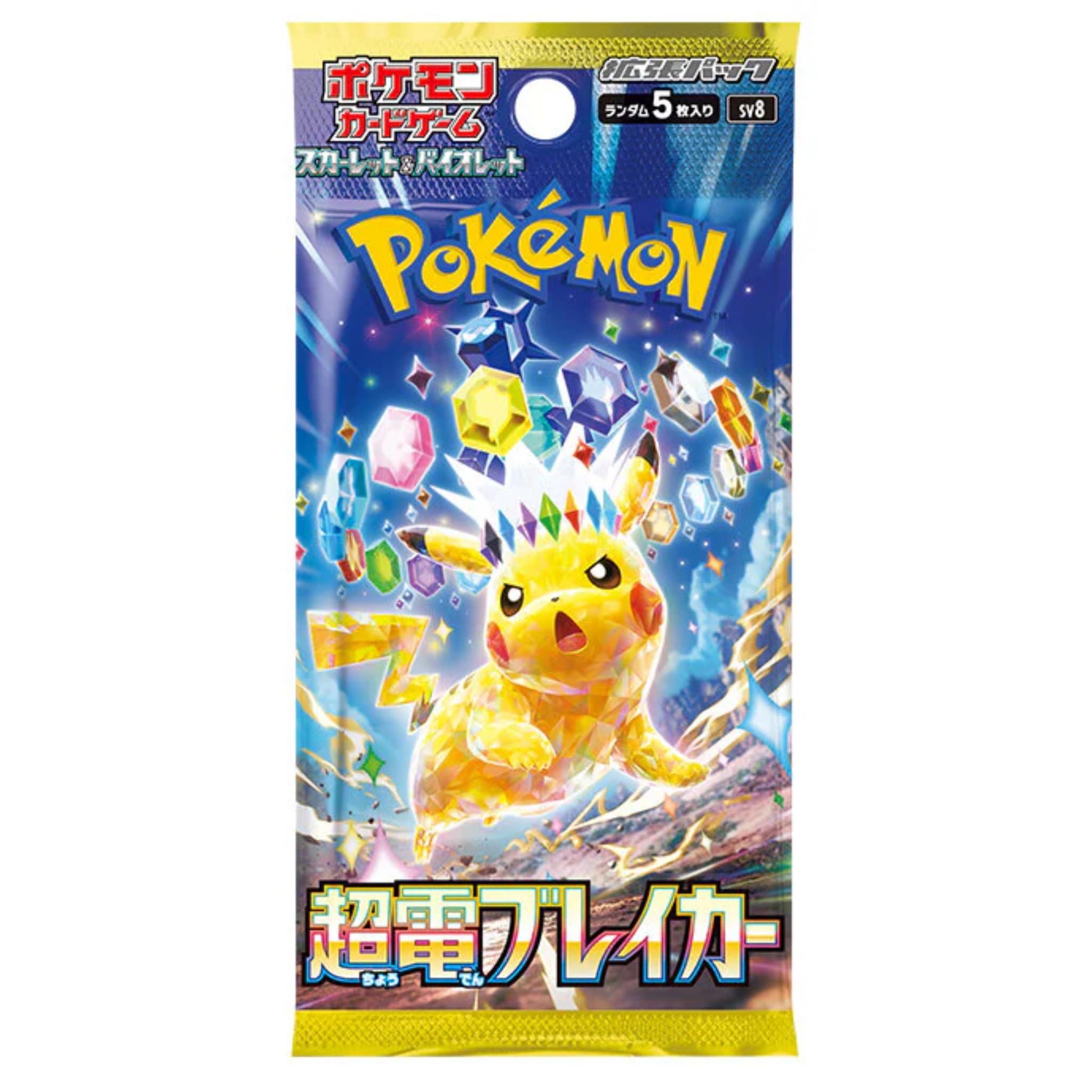 Pokemon Booster Display Koreanisch – Super Electric Breaker SV8 – 30 Booster Packs – TCG Booster Box KOR – OVP Neu