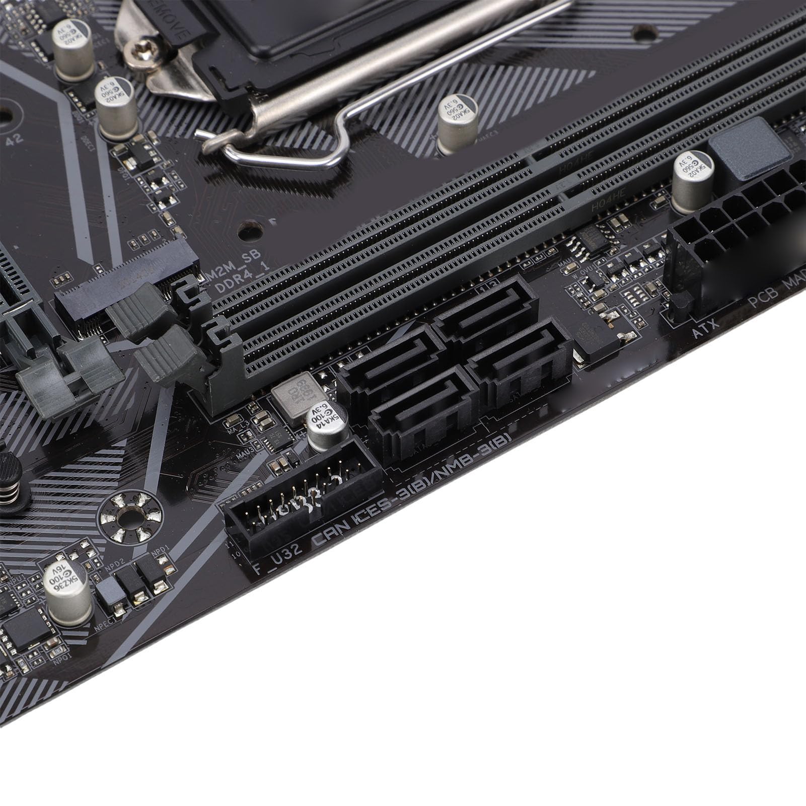 Vikye H410M-S2 Płyta Główna Micro-ATX, Gniazdo LGA 1200, 64 GB Pamięci DDR4 2933 MHz PCIe 3 SATAIII 6 Gb/s Gniazda M.2 Dwukanałowa Płyta Główna