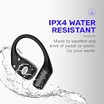 Raycon Essential Open Earbuds – True Wireless Open Ear Bluetooth 6.0 Headphones, Ultra-Lightweight, Comfort Hook Design, IPX5 Water Resistant, 36 Hours of Battery Life (Black)