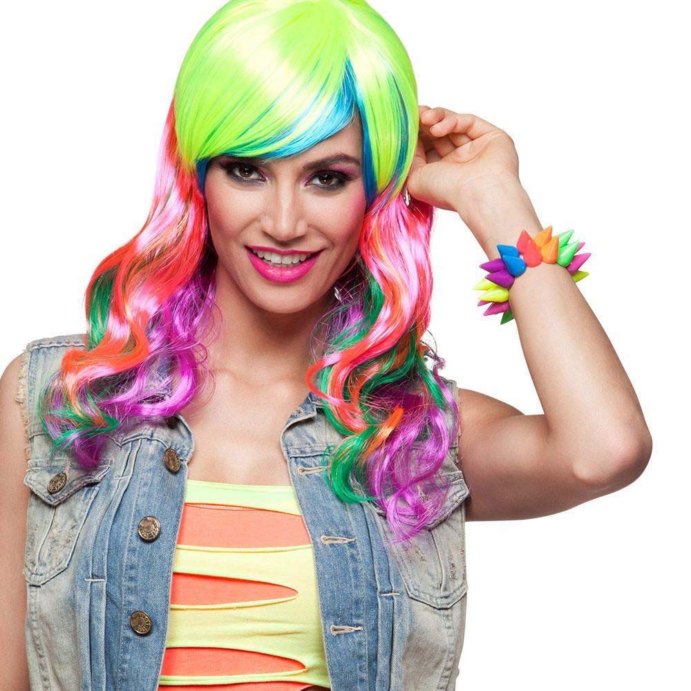 Boland 64466 - Armband Rave Punk, Accessoire, Kostüm-Zubehör, Modeschmuck, Punk, Karneval, Mottoparty, Halloween