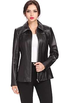 ジャケット・アウター leather bonding jk BGSD Women Ellen Lambskin Leather Jacket (Also available in