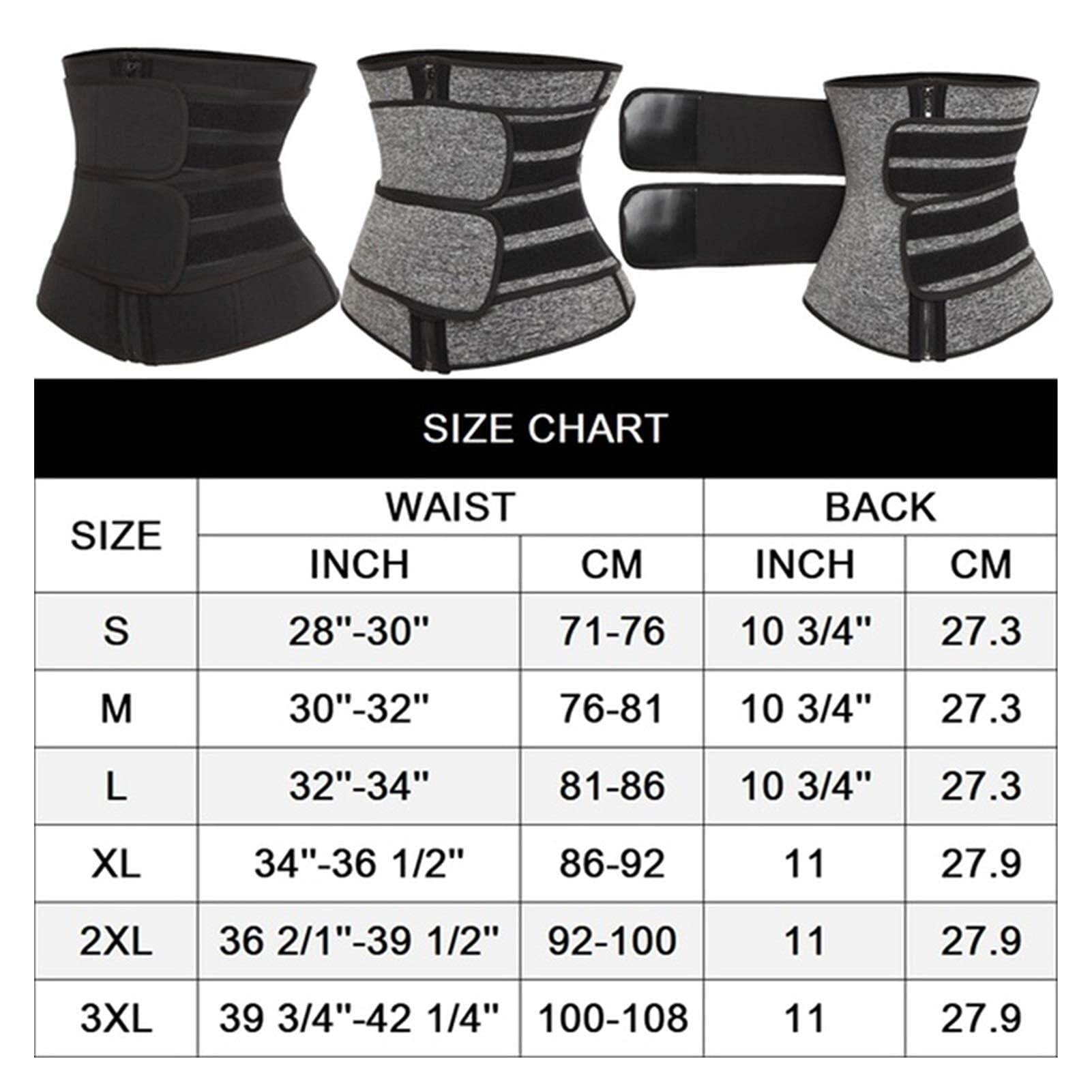 Ceinture De Taille, Ceinture De Sueur for Hommes Et Femmes, Bande De Taille Mince De Sauna En Néoprène for Brûler La Graisse Abdominale Du Ventre, Réglable Sauna Costume