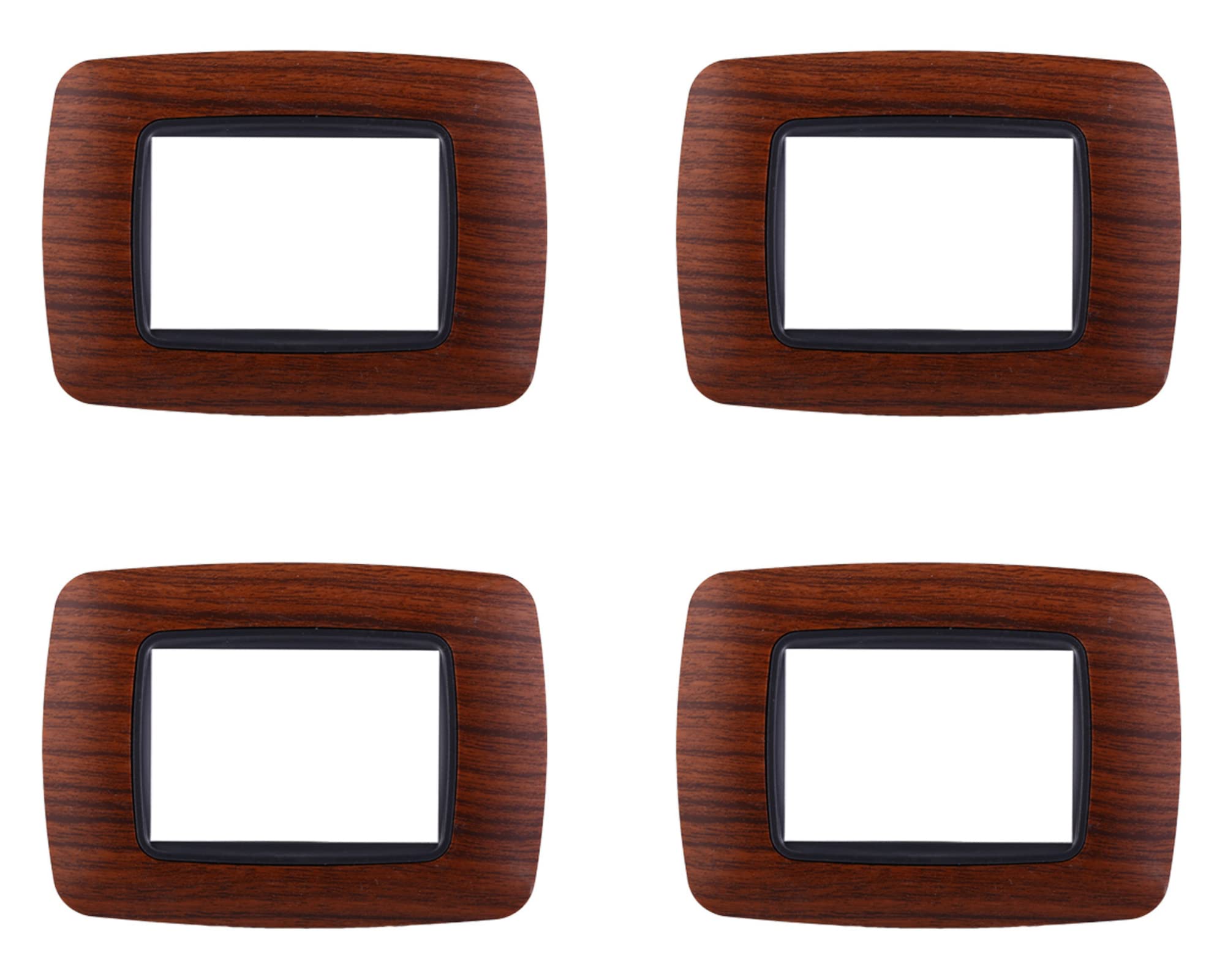 Placa Embellecedora Living Now De Color Optic - 2x3 Módulos