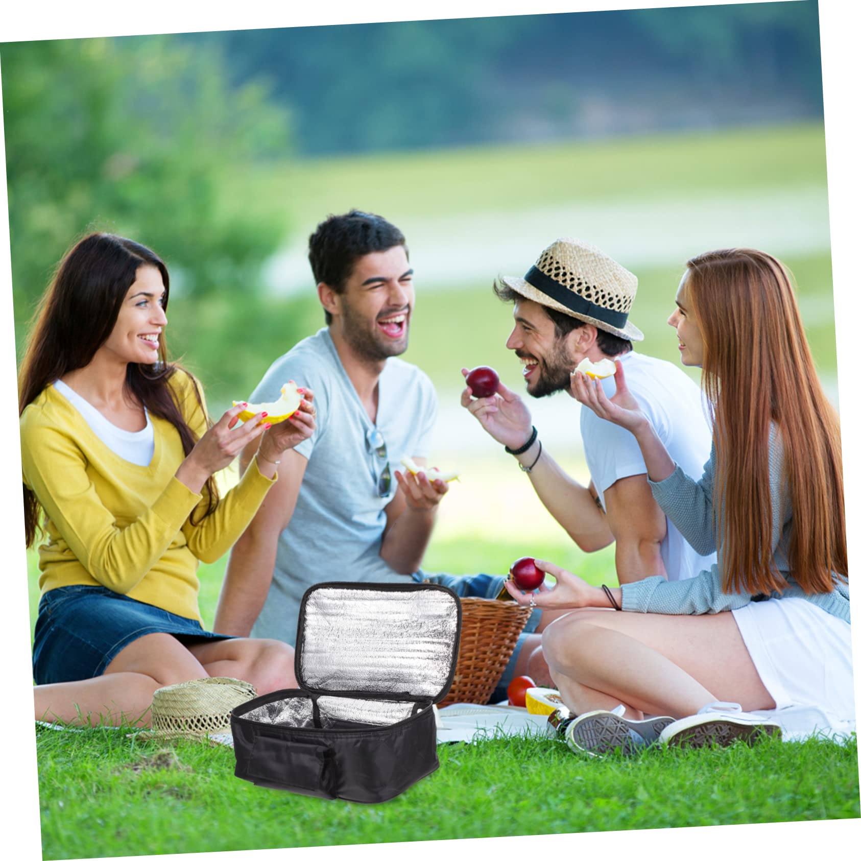 Kälteschutztasche 1 Stück aus Oxford Stoff und Aluminiumfolie für Snacks