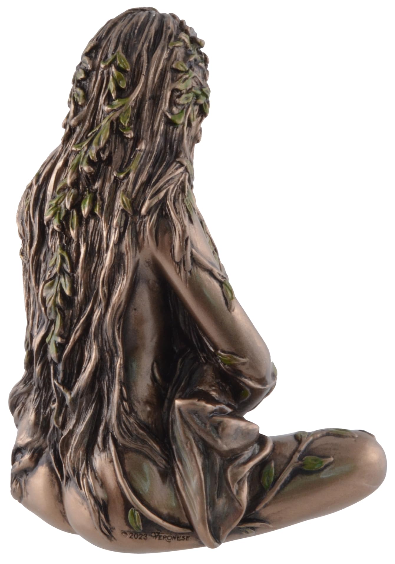VOGLER Joh. Vogler GmbH Gaia - Figura de tierra con bebé en el pecho, color bronce