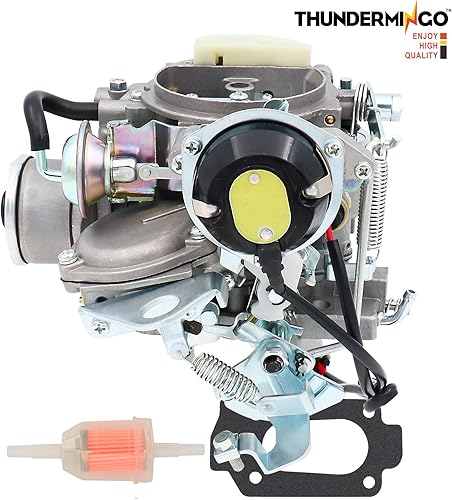 Miniatura 8 de Carburador para Nissan Pickup 720 2.4L Z24 Motor carb para Nissan Bluebird Caravan Datsun Atras Truck Vanette Panel Van 1983-1986, reemplaza OEM #