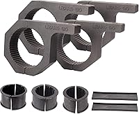 Vista 10 de Abrazaderas de tubo – Paquete de 4, abrazadera de barra horizontal de 1.625 pulgadas, 1.75 pulgadas, 1.875 pulgadas, 2.0 pulgadas, abrazadera
