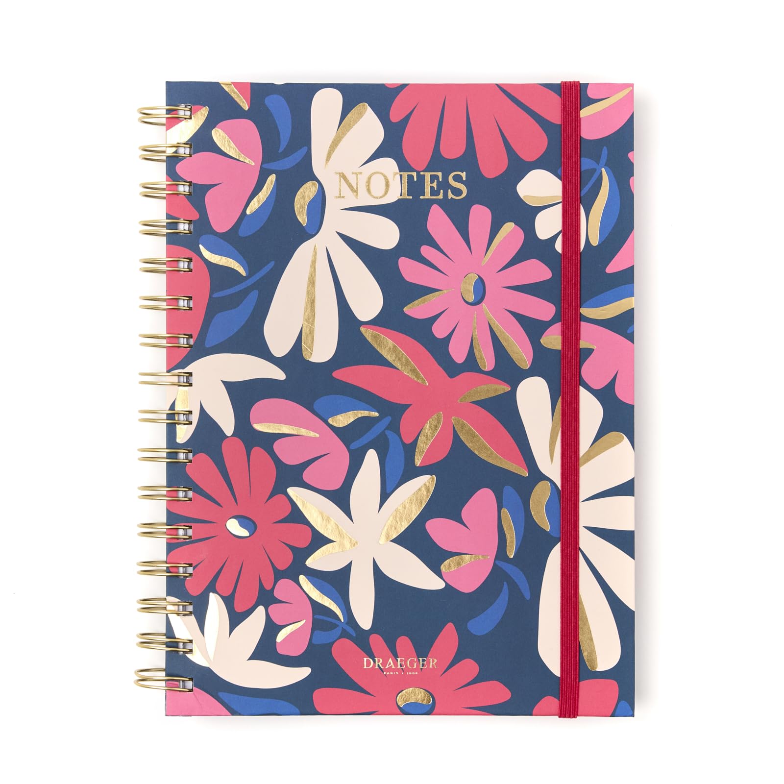 DRAEGER PARIS 1886 - Small notebook 15x21cm - Spiral notebook - 59 sheets and 178 pages - FSC paper - Notes, ideas & organisation