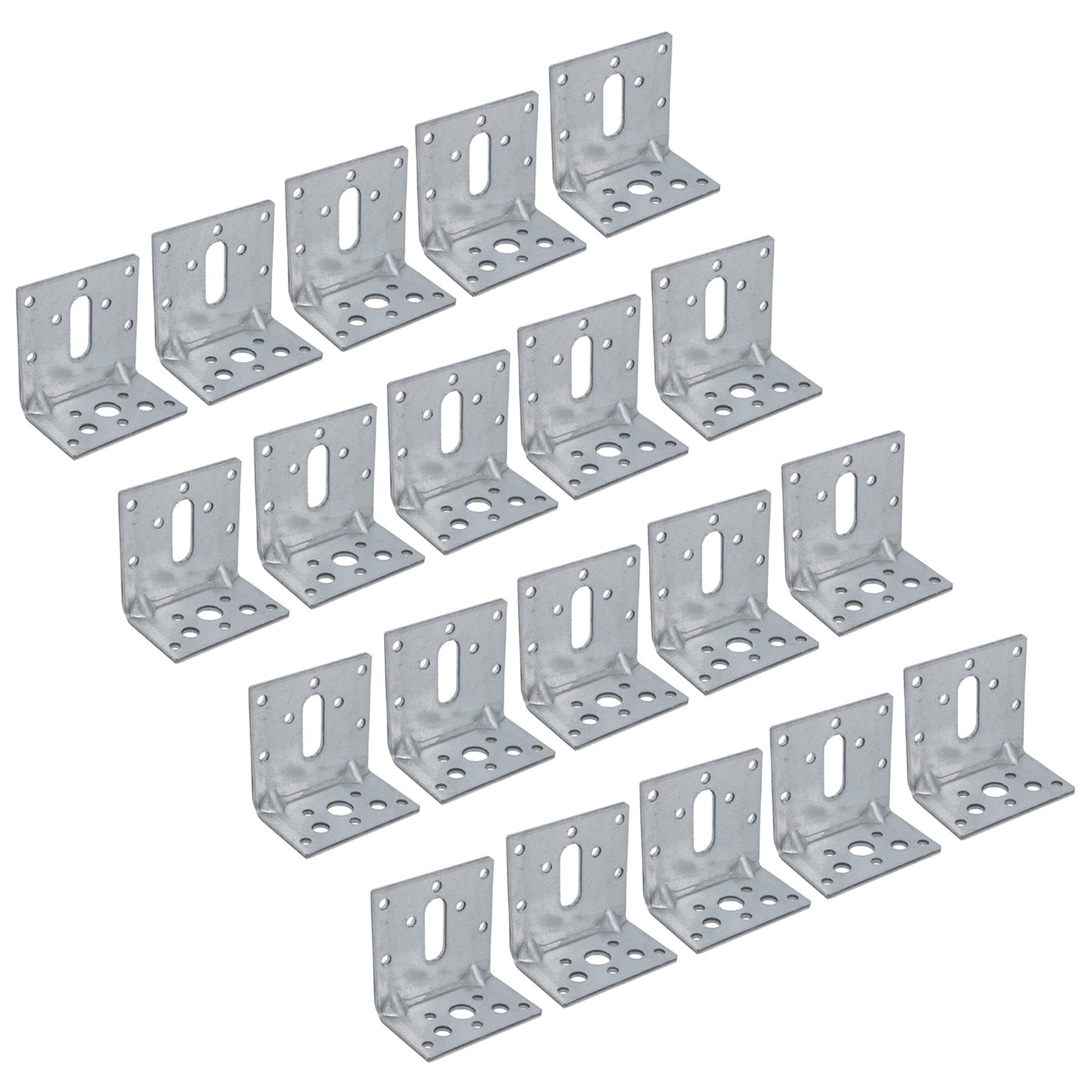 AB Tools Abl Angle Bracket Corner Fastener Reinforcing Plate 60mm X 40mm X 60mm 20Pc from B&Q