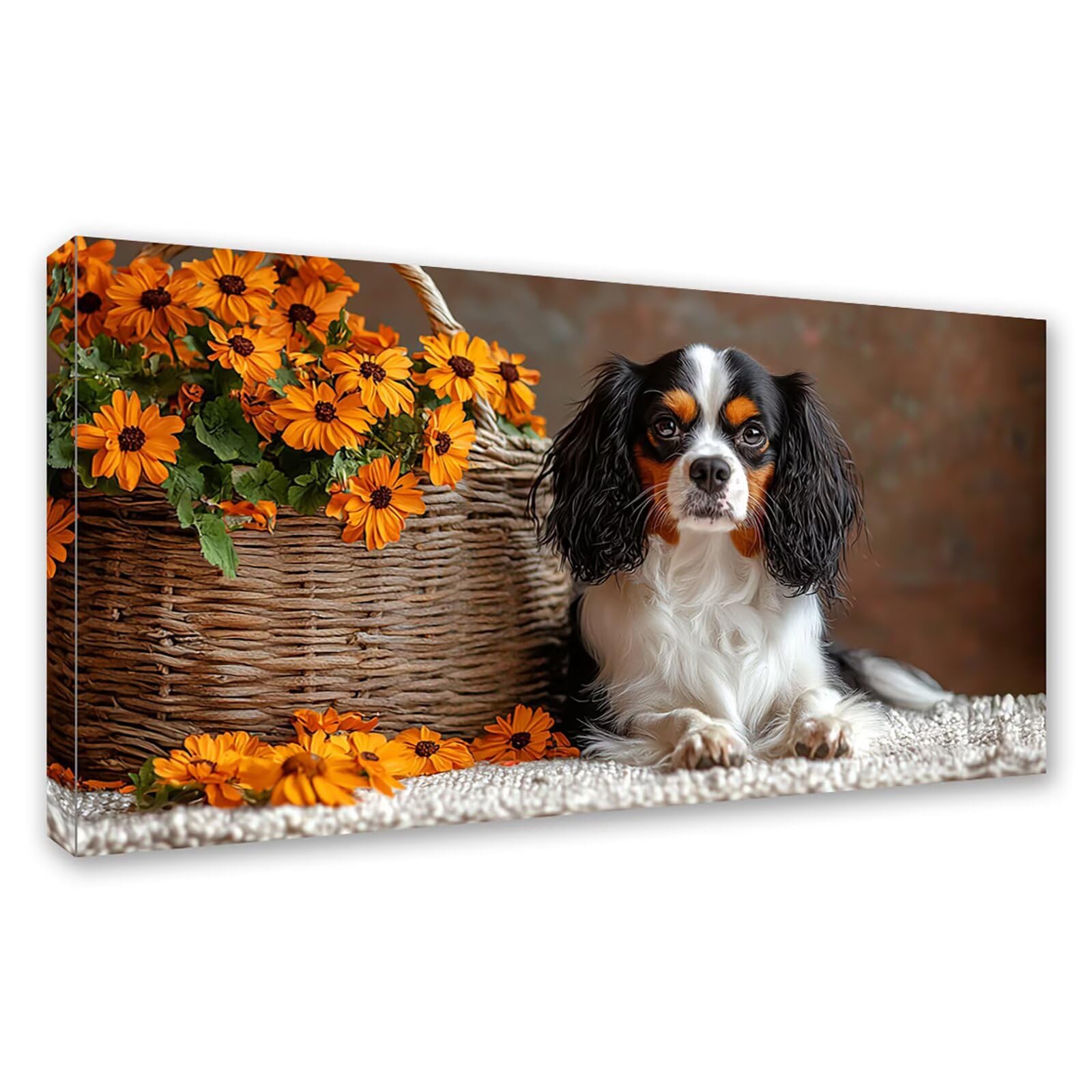 Diamond Painting Grande 200x100cm Perro Diamond Painting Adultos, DIY Flor Pintura de Diamante Manualidades Adultos, 5D Cuadrado Rhinestone Bordado Punto de Cruz para Home Decoration Regalo 0J-429