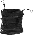 Organisateur de Valise, Sac de Rangement de Voyage Suspendu Portable, Cube de Rangement pour Valise, Organisateur de Bagages Pliable, Organisateur de Valise à Emporter (Noir)