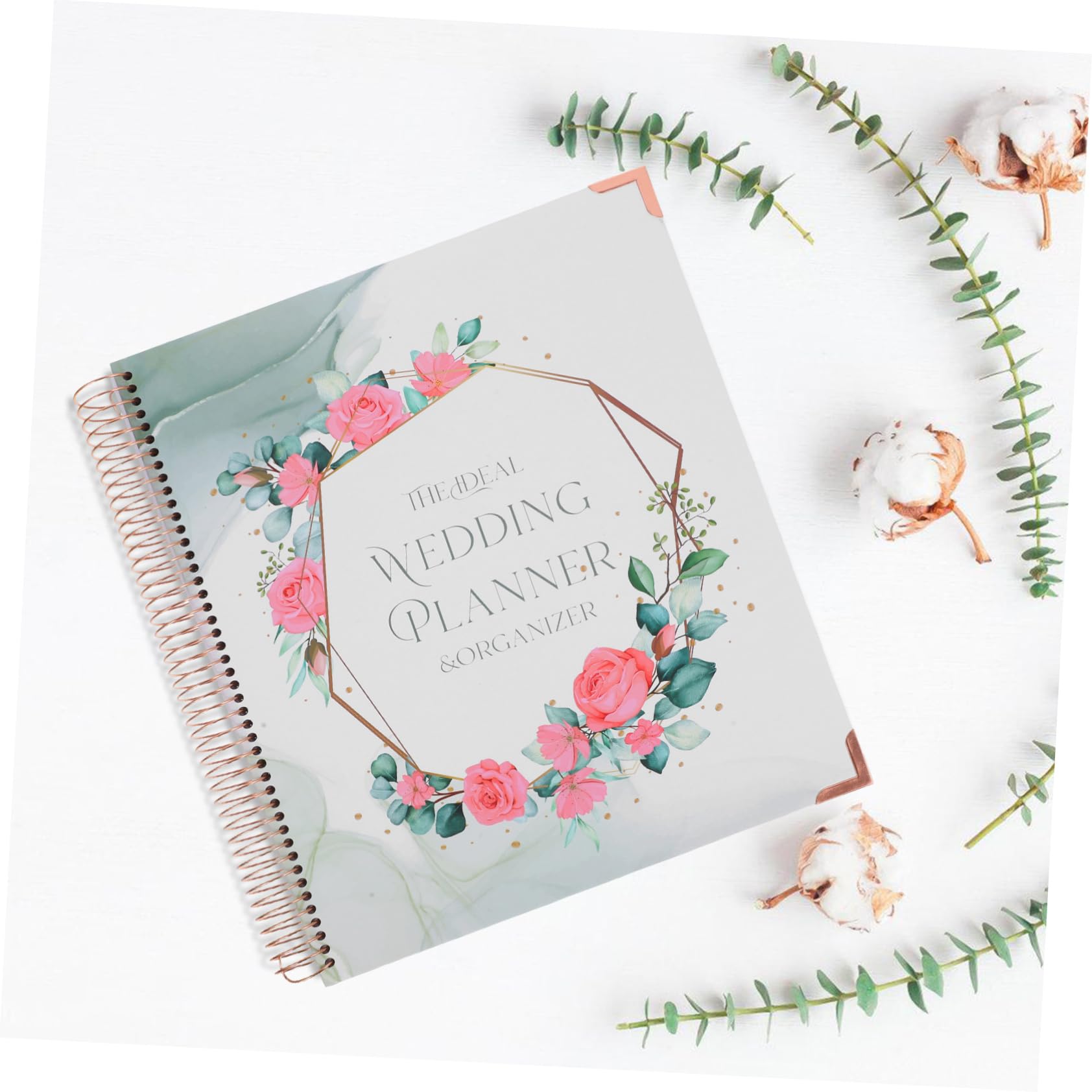 DOITOOL Hochzeitsplaner Buch für Verlobte Paare Papier mit Budgetplanung und Detailliertem Zeitplan für Hochzeitsplanung und Organisation
