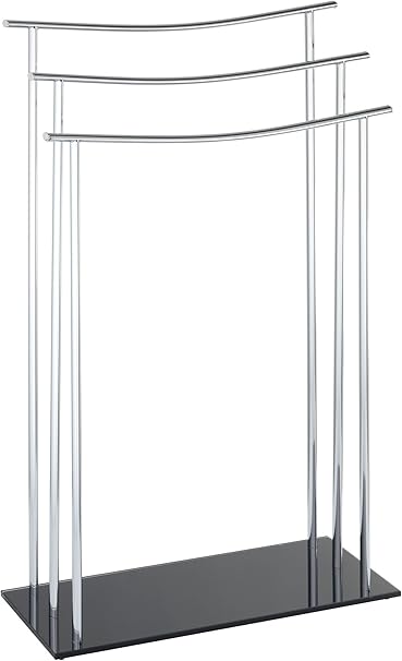 Wenko Japan Toallero, Acero, Plateado, 20x45x74.5 cm : Amazon ...