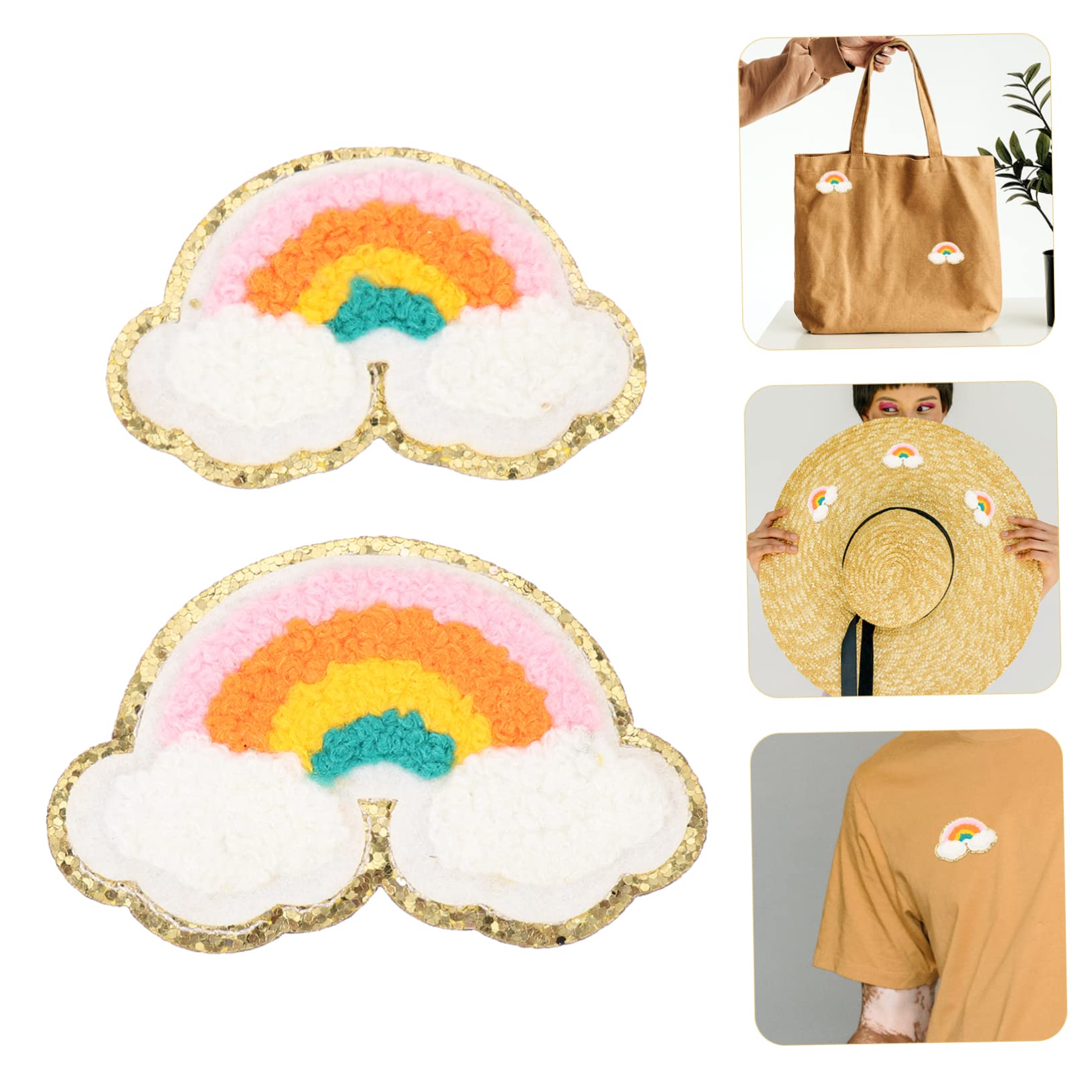 OSALADI 5 Set Toppe Decorative Per Abbigliamento Patches Termoadesive Per Riparazioni E Decorazioni Vestiti Jeans Borse E Accessori Fai Da Te 8 Pezzi*5