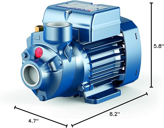 Pedrollo PERIPHERAL PEDROLLO BOOSTER WATER PUMP - 634 GPH,12 HP,115 VOLTS,MODEL#PKM60
