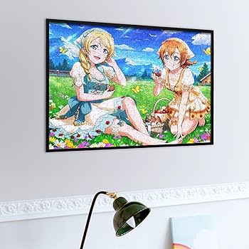 ラブライブ！　ジグソーパズル　完成品　専用額縁入り　横約55cm 縦約80cm ラブライブ！ ジグソーパズル 完成品 専用額縁入り 横約55cm 縦約80cm
