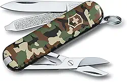 Canivete suíço Victorinox Classic SD, compacto, 7 funções, fabricado na Suíça, Camo