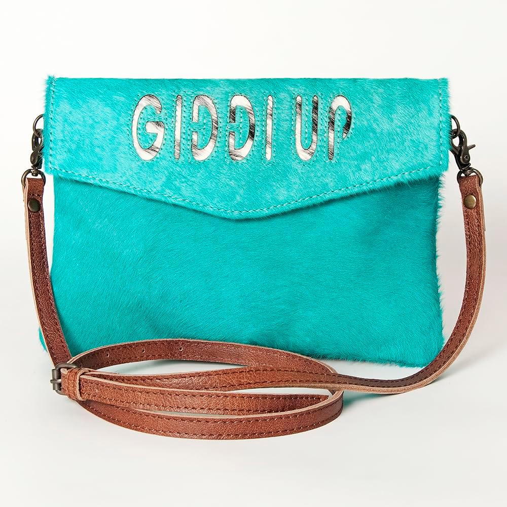 American Darling Envelope Hair-On Genuine Leather Western Women Bag Handbag Purse | for Cute