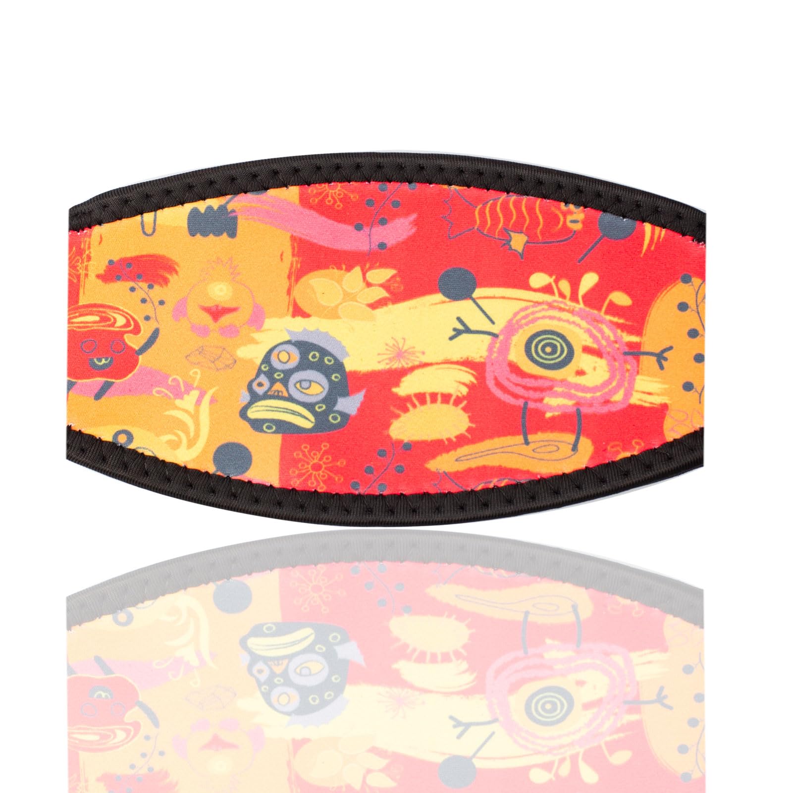 Diving Mask Slap Straps Cover Neoprene Creative Retro Swimming Goggles Glasses Strap Head Band Parts Accessories For Diving
