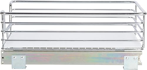 Vista 39 de Household Essentials Glidez - Organizador multiusos de acero cromado extraíble y deslizante para utensilios de cocina y utensilios para hornear