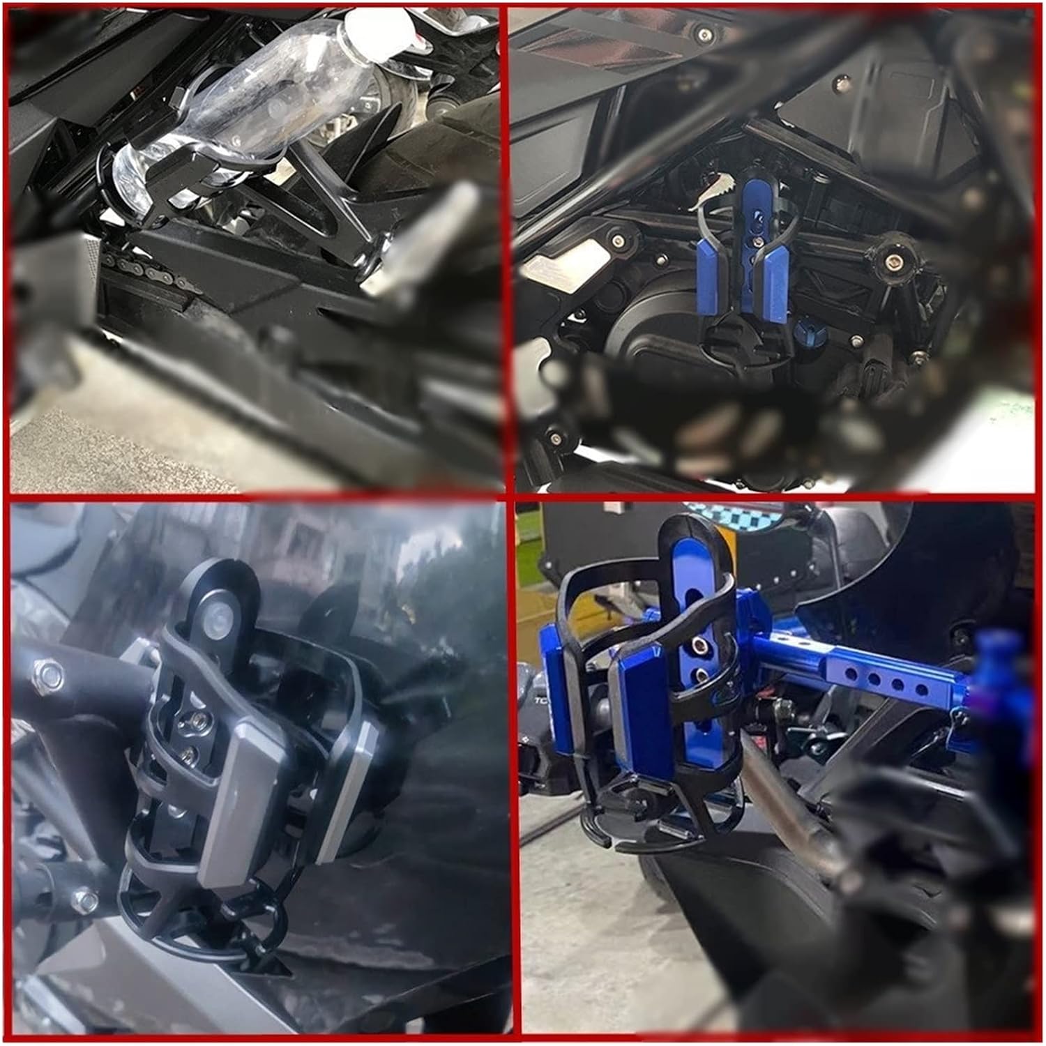 ドリンクホルダー に適合するヤマハFJR1300 FJR 1300用オートバイアクセサリー飲料ウォーターボトルケージCNCウォーター