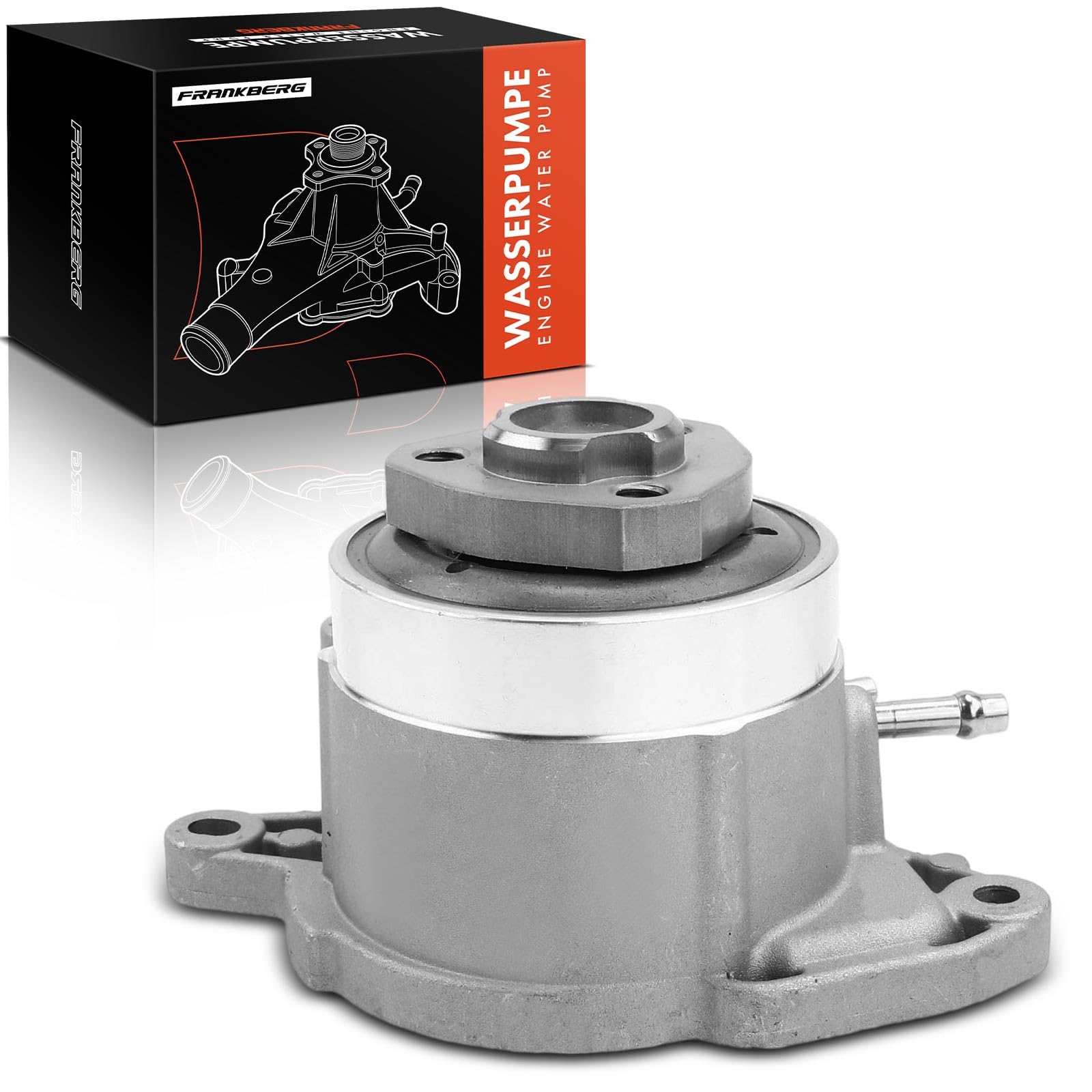 Frankberg Wasserpumpe Kompatibel mit Golf Plus 521 5M1 1.2L 2009-2014 Tou.ran 1T3 1.2L 2010-2015 Ibiza IV 6J1 6J5 6J8 6P1 6P5 6P8 2010-2015 A3 8P1 8P7 8PA 2010-2013 Replace# 03F121004F