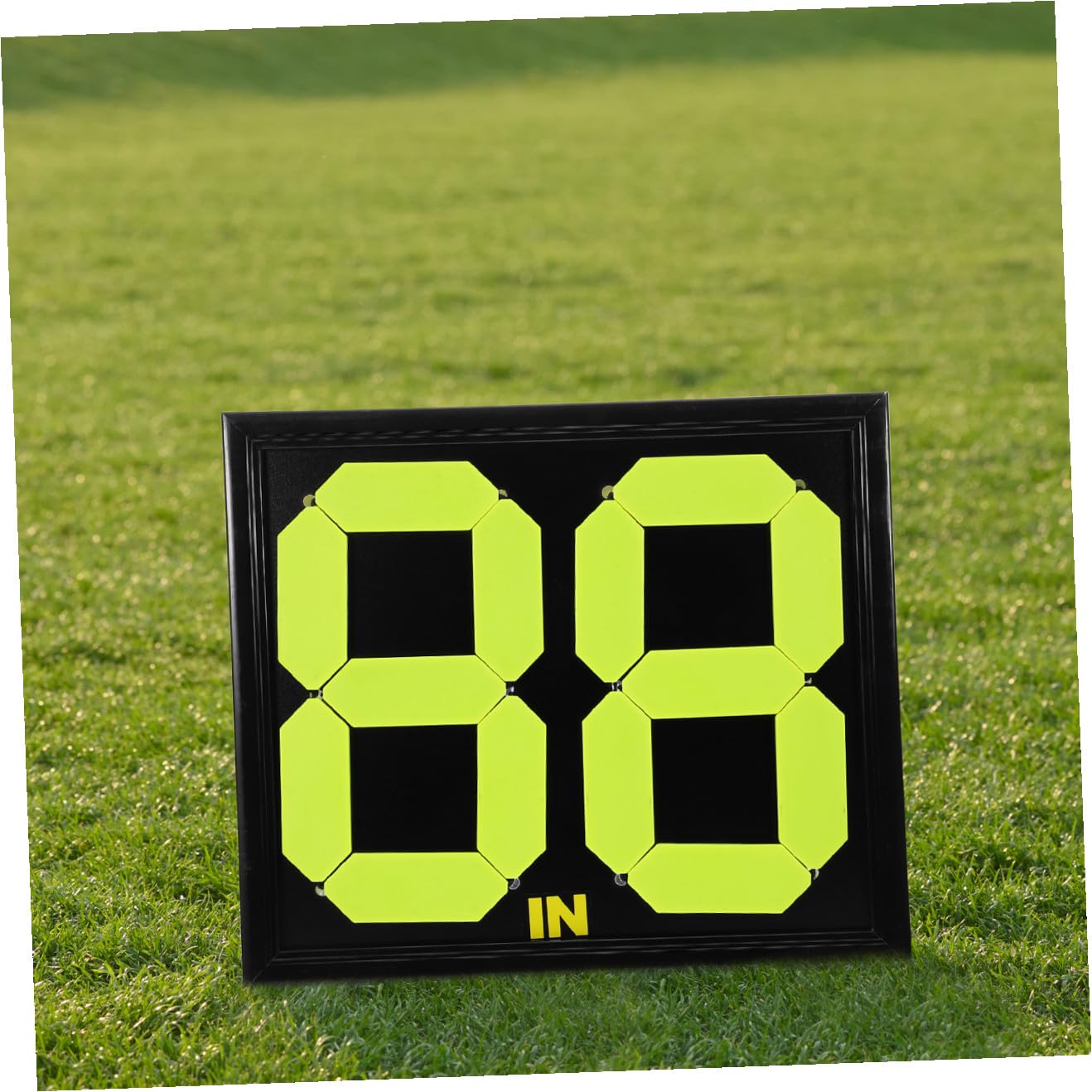 Carte de Remplacement Football Manuelle pour Arbitres, Panneau Numéroté | Pp Compact, Changement Rapide des Joueurs, Visibilité Claire, pour Matchs Football et Volleyball