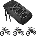 Electric Dirt Bike Bag Front Frame Bag Universal for Sur Ron Surron LBX E-Ride Pro SS/S Rawrr Mantis,Fit for ID Phone Key Garage Door Opener Black