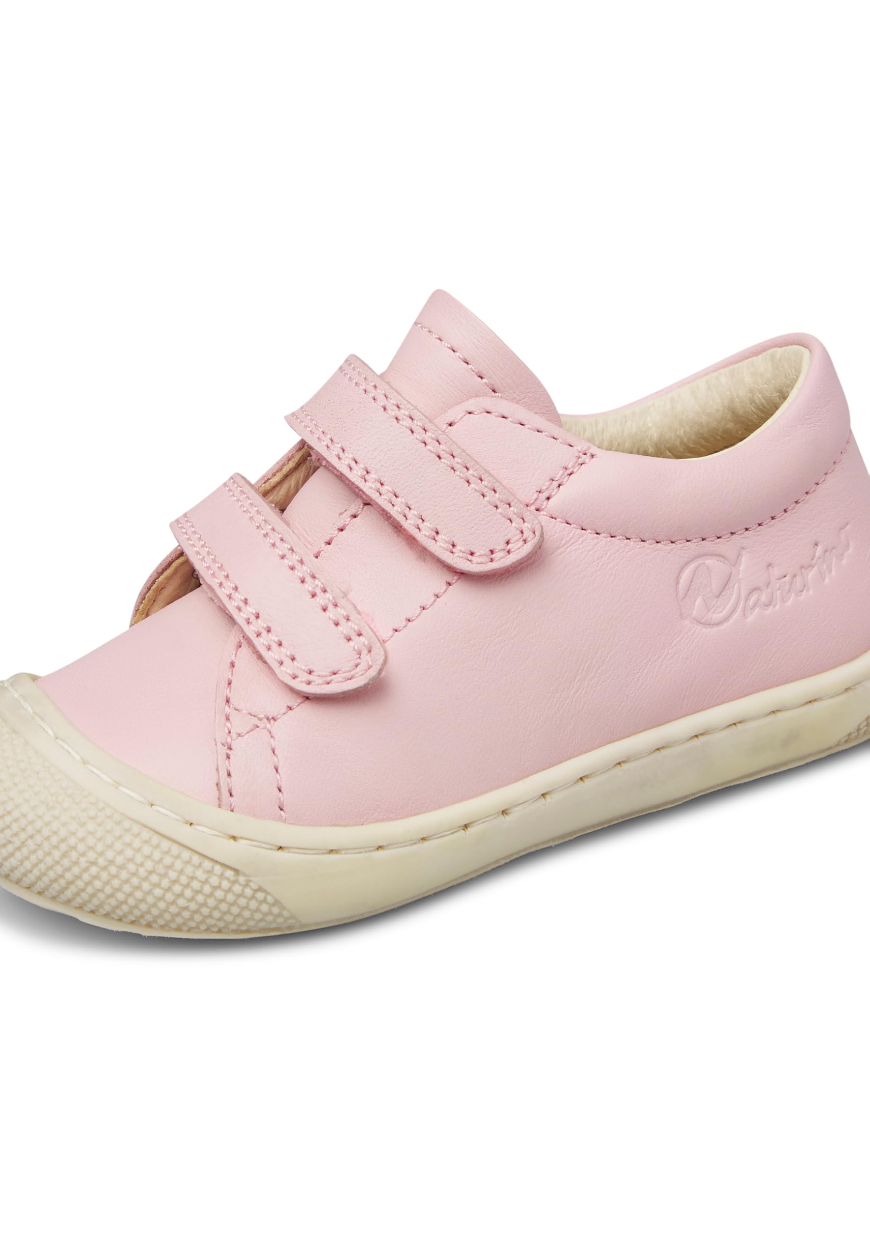 Naturino Lauflernschuhe aus Nappaleder, Rose-Grau- 26