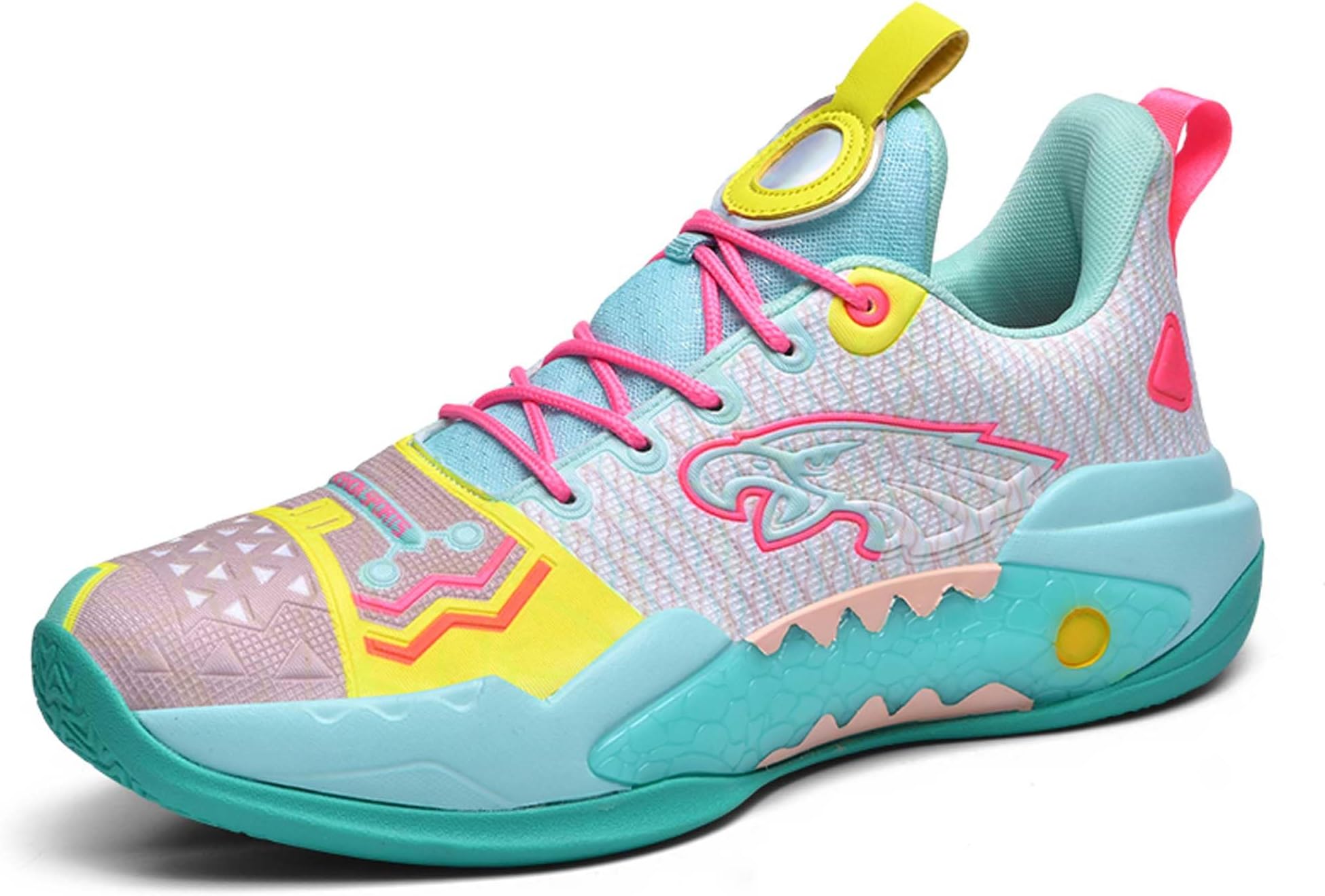 fluorescent green basketball shoes