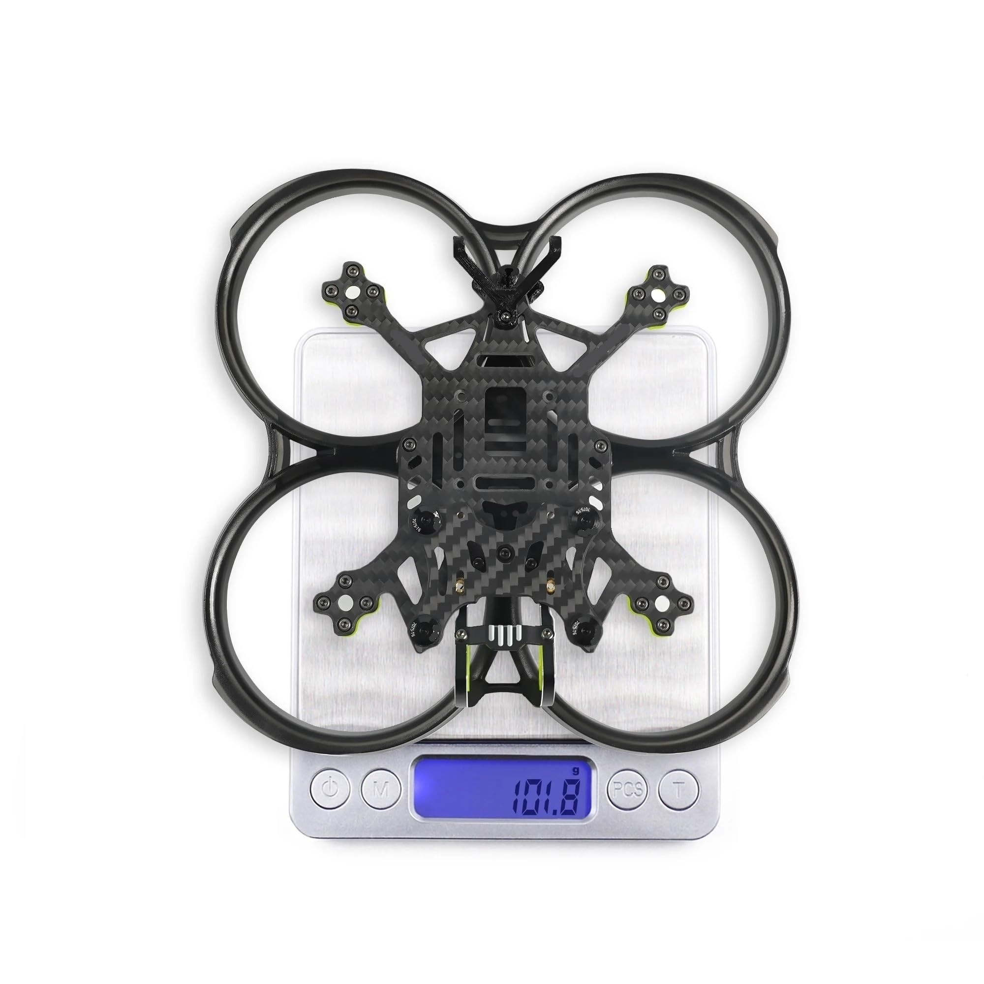 Kit telaio in fibra di carbonio da 3 pollici con protezione elica for droni RC FPV Freestyle Cinewhoop Quadcopter fai da te(Only frame)