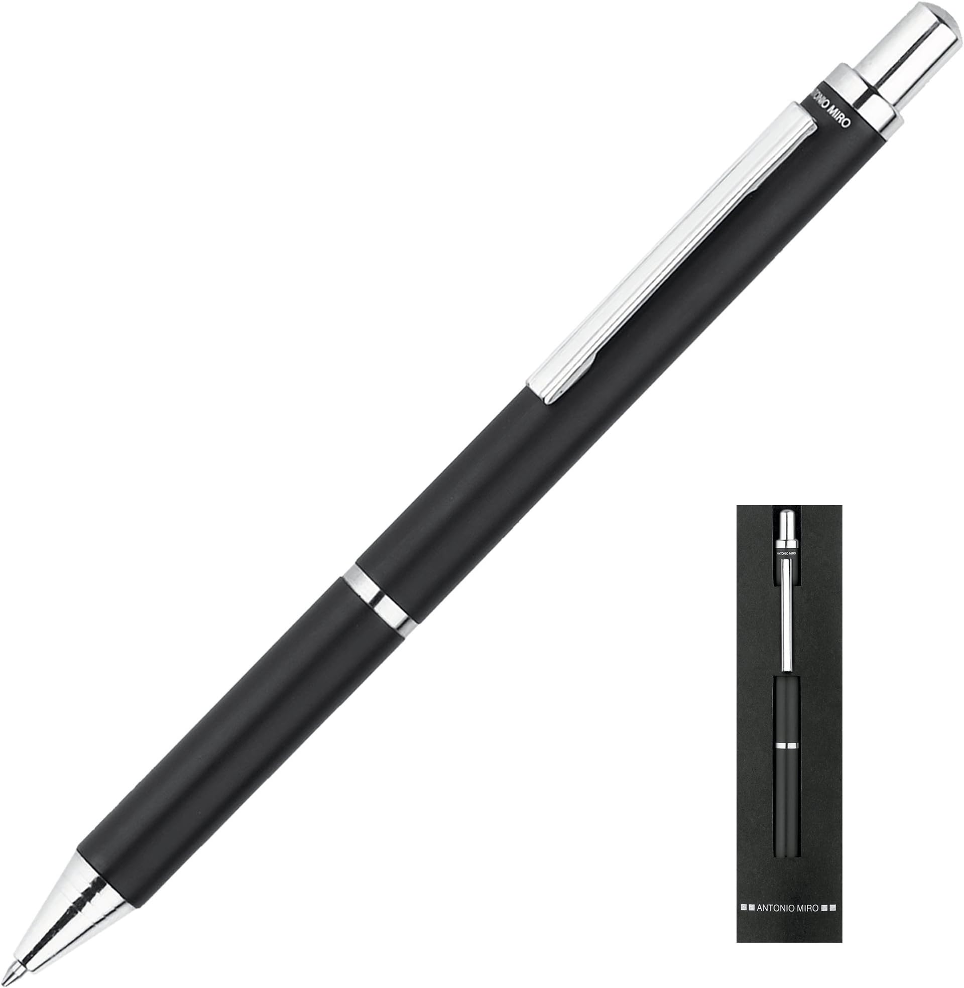 LV Publicidad ANTONIO MIRO Low Cost Lightweight Pen - Case with Printed Logo - Ideal as a Gift at Company Events