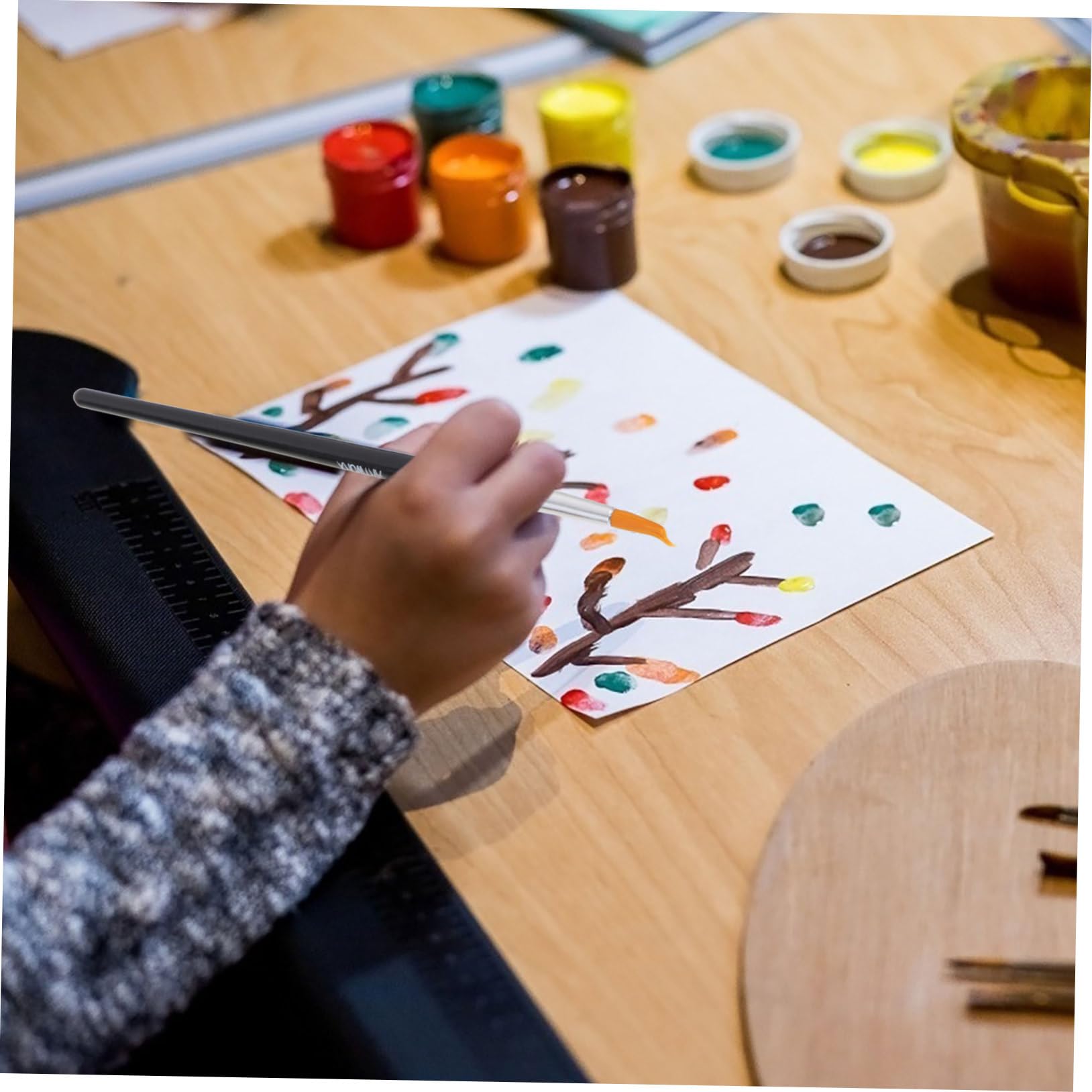 SEWOART Kit de Acuarela Sólido de 24 Colores para Estudiantes, Portátil y Ligero, para Pintura y Manualidades Diy,