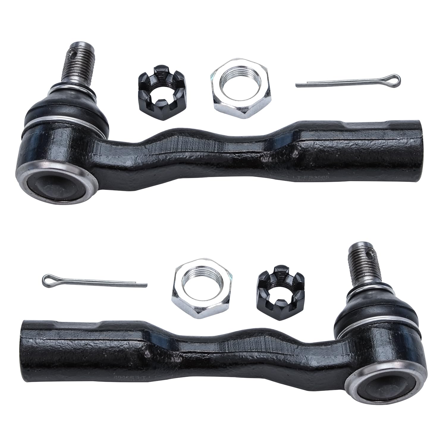 Detroit Axle - Front Tie Rods for 2000-2002 Toyota Sequoia Tundra, 2 Outer Tie Rod Ends Set Replacement