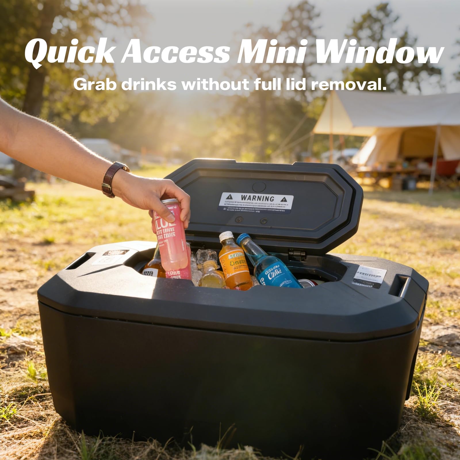 Amazon.com : LIVICE Car Front Trunk Camping Cooler, 48QT Insulated