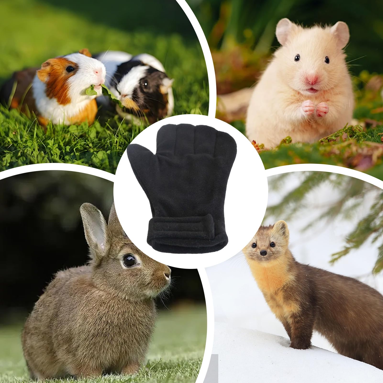 Genérico Guantes Antimordeduras | Protección Contra Arañazos de Gatos y Perros - Manipulación Segura Resistentes a Rasguños para Reptiles Aves Serpientes Lagartos Recorte de Uñas y Cuidado con Suave
