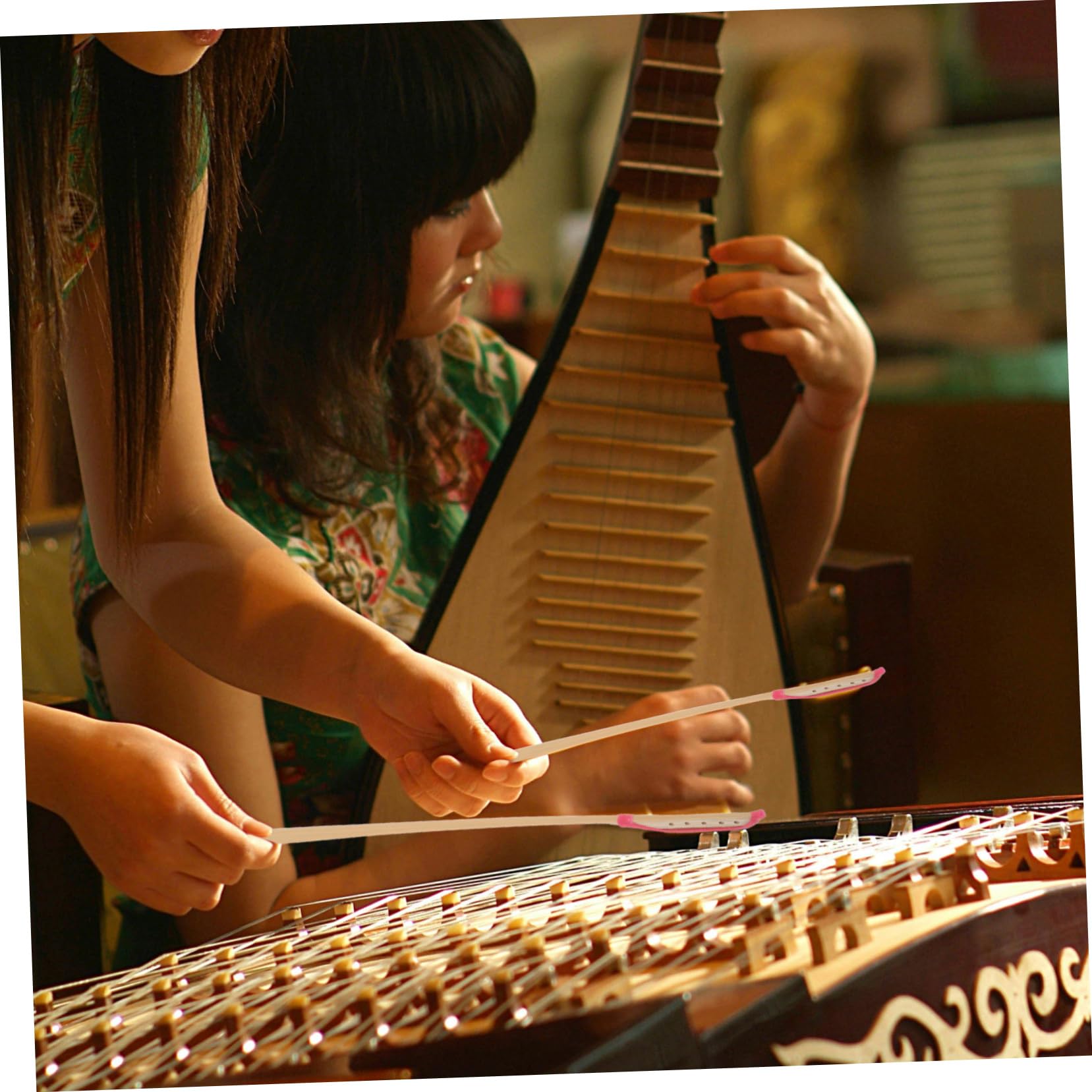 HEMOTON Set 2 Pezzi Martelli per Dulcimer in Legno Resistente, Accessori Professionali per Yangqin per Esibizioni e Pratica Quotidiana