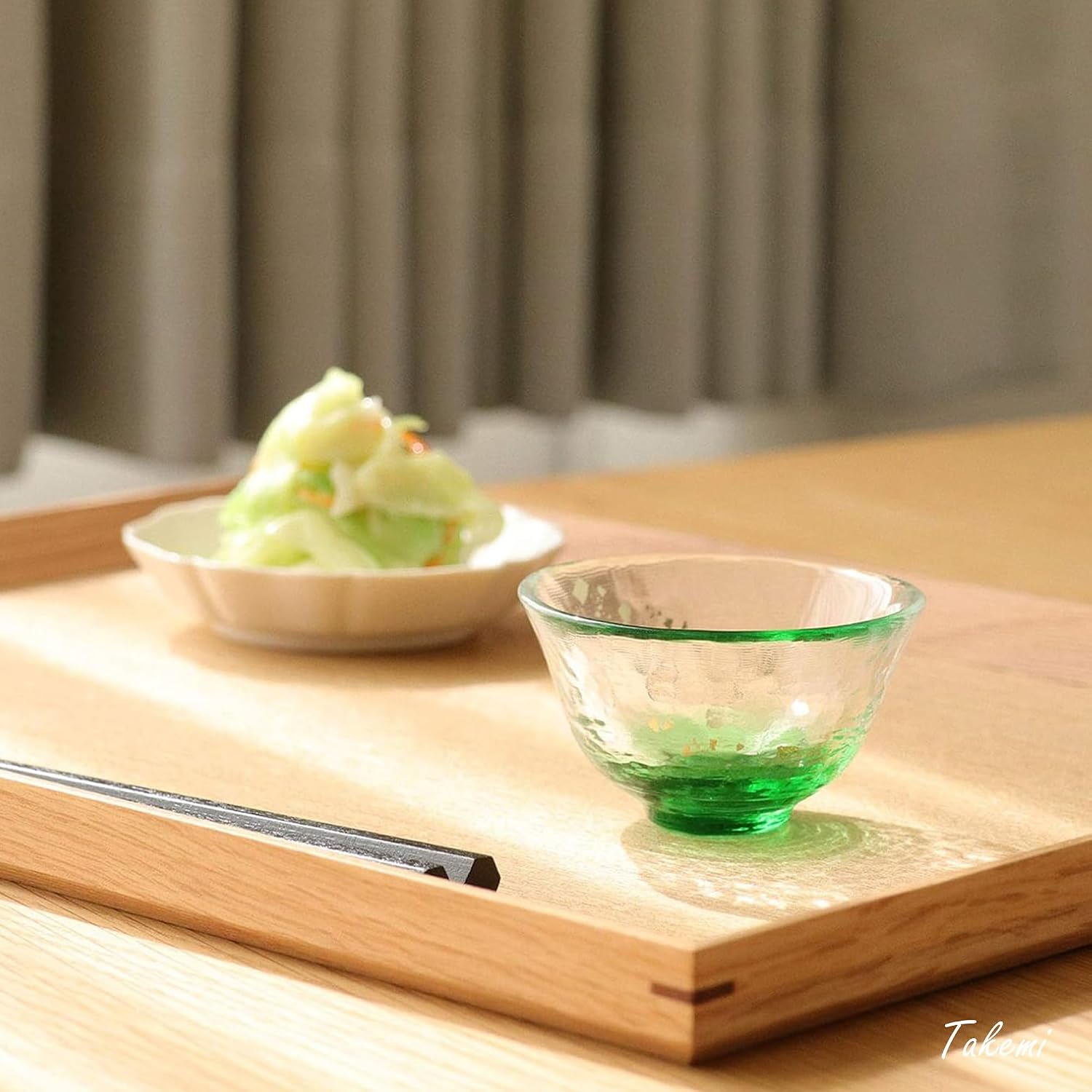 Japanese Handcrafted Sake Glass Set, Artisan Glassware for Cold Sake and Shochu, Made in Japan (Sake Cup Set (4pcs) – Festival & Nature Series, 1.7 fl oz (50ml))