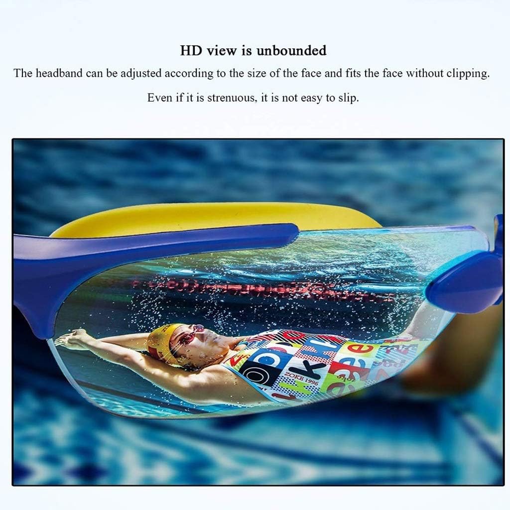 Swim Goggles, Swimming Goggles, Protection Anti Fog No Leaking Wide View Pool Goggles for Women Men Adult Youth