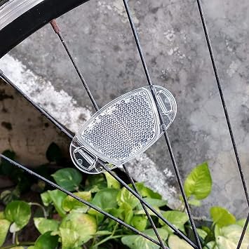 VICDUEKG 12 adet bisiklet reflektörü, bisiklet reflektörleri ön arka, jant teli reflektörleri, bisiklet, kedi gözü reflektör seti, MTB bisiklet için reflektör