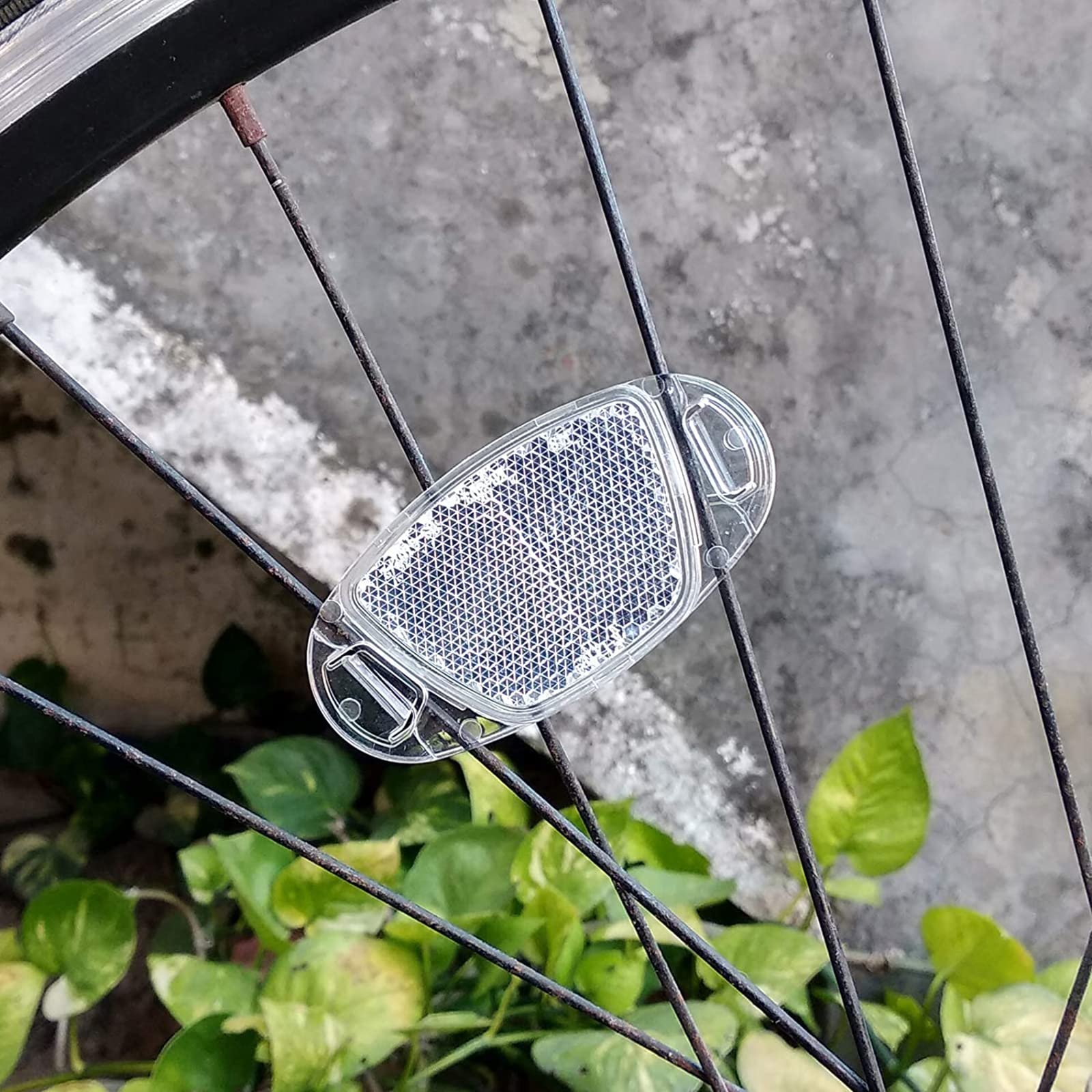 Kit De Sécurité Vélo Complet : Réflecteurs Avant/arrière + 12 Catadioptres Rayons + 4 Réflecteurs Ovales
