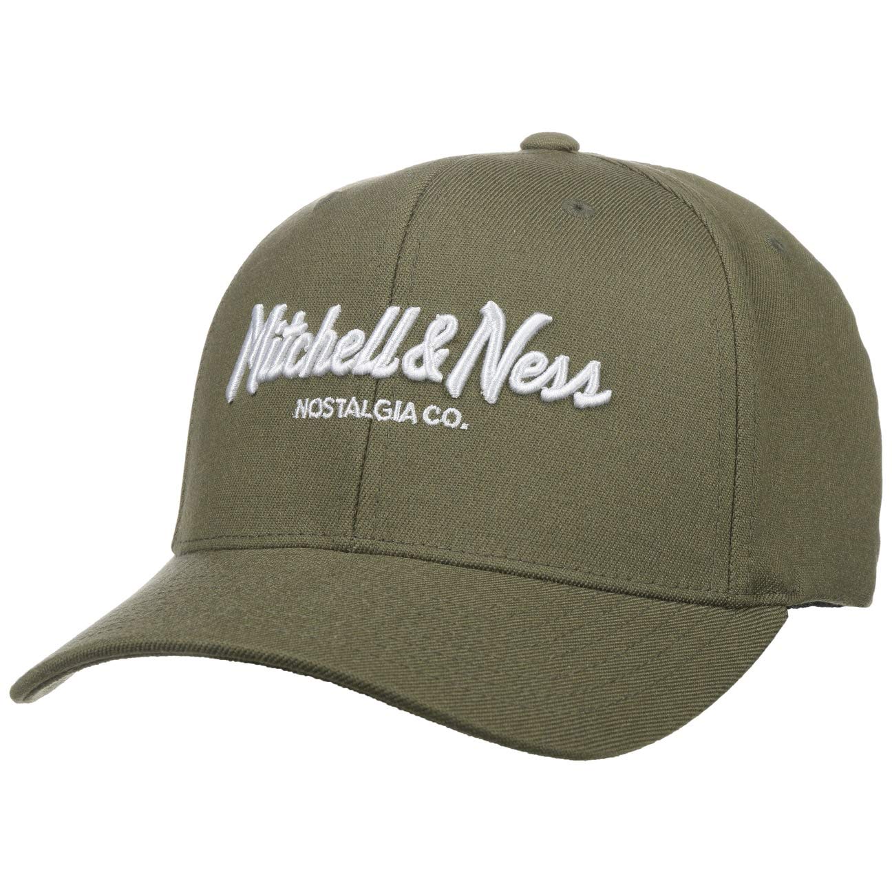 Mitchell & Ness Pinscript High Crown Baseball Cap - 110 Snapback - Navy