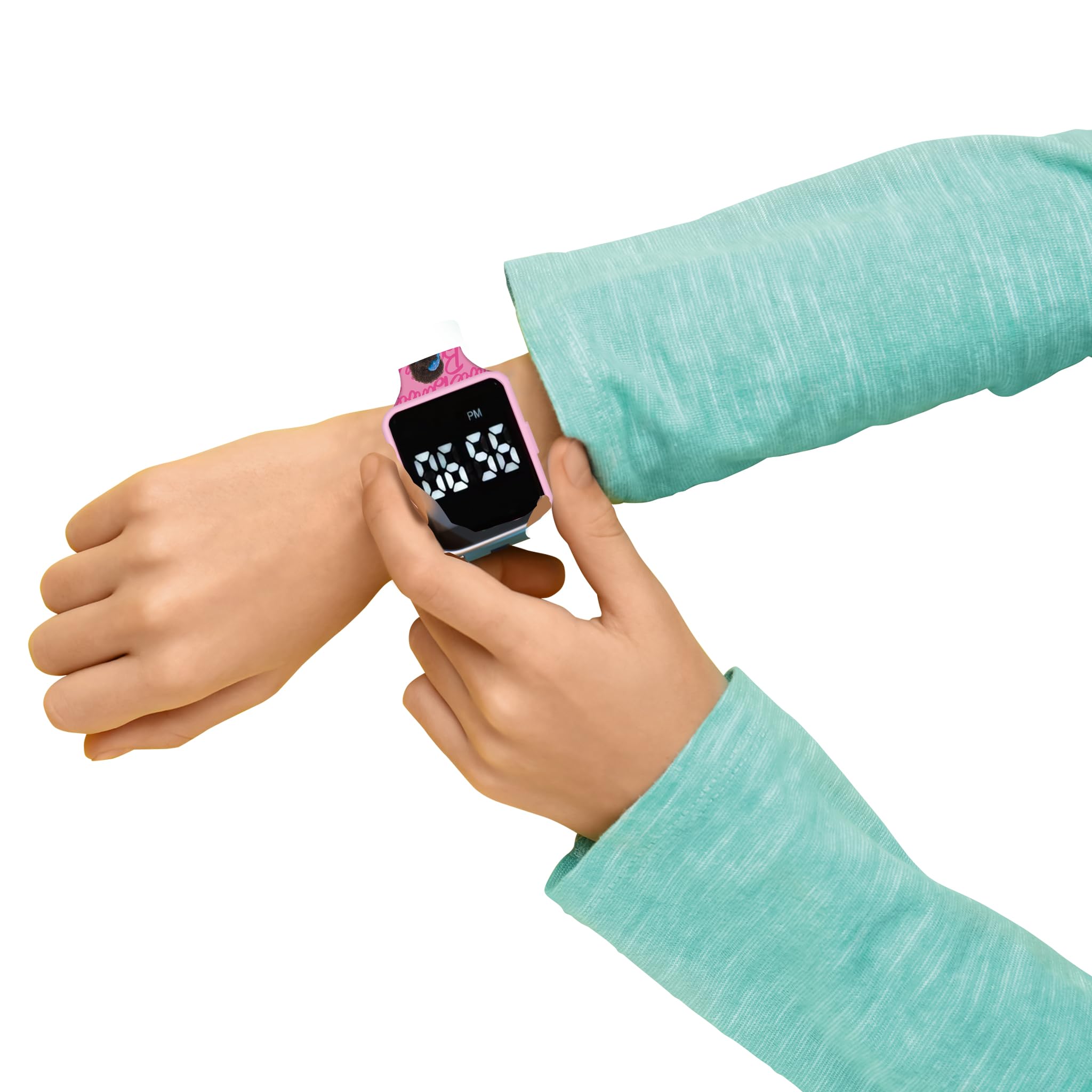 LEXIBOOK DMW060BB Barbie Digital Watch, 12-Hour or 24-Hour time Display, Pink - Image 3