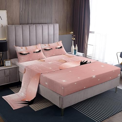 Miniatura 24 de Manfei Juego de sábanas musicales tamaño matrimonial, juego de ropa de cama con estampado de notas musicales retro para niños y niñas, decoración de