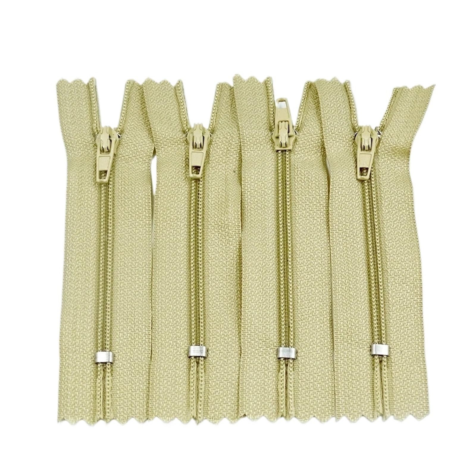 4 szt. 3 # zamknięty koniec nylonowe zamki błyskawiczne krawieckie rzemiosło krawieckie (3-40 cali) 7,5-100 cm (szary, 60 cm)