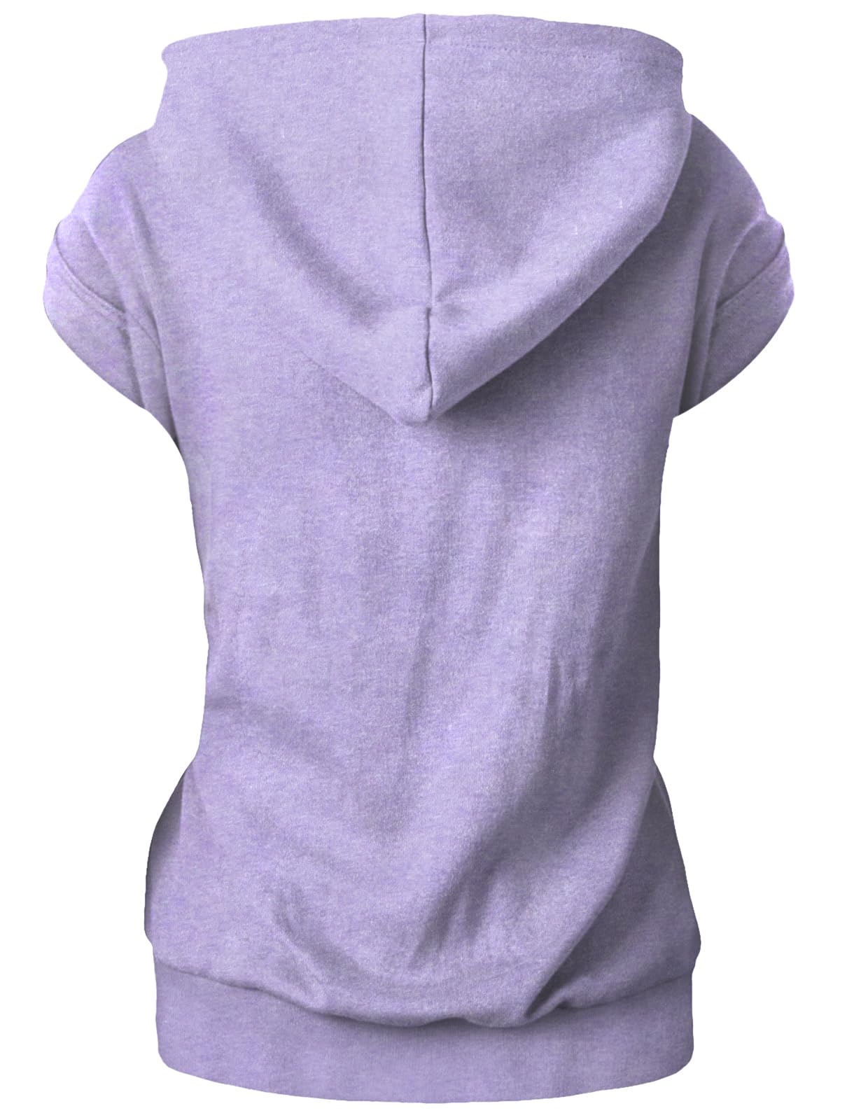 GIVON Bluza z kapturem Kobiety Givon Casual Comfort Short-sleeve Zip Hoodie