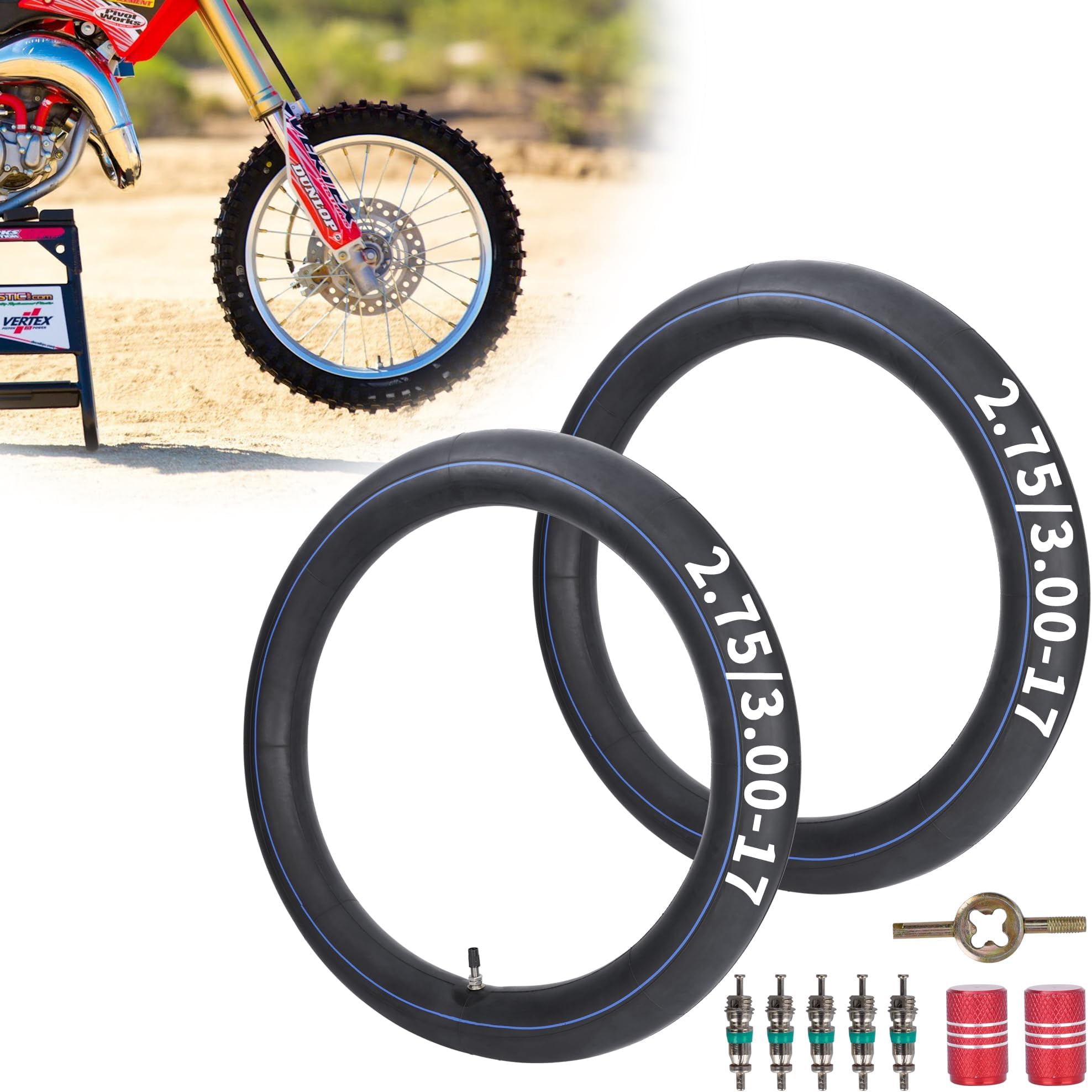 Shinko 241 3.00x12 (47J) Tube Type Series Trials Tire For